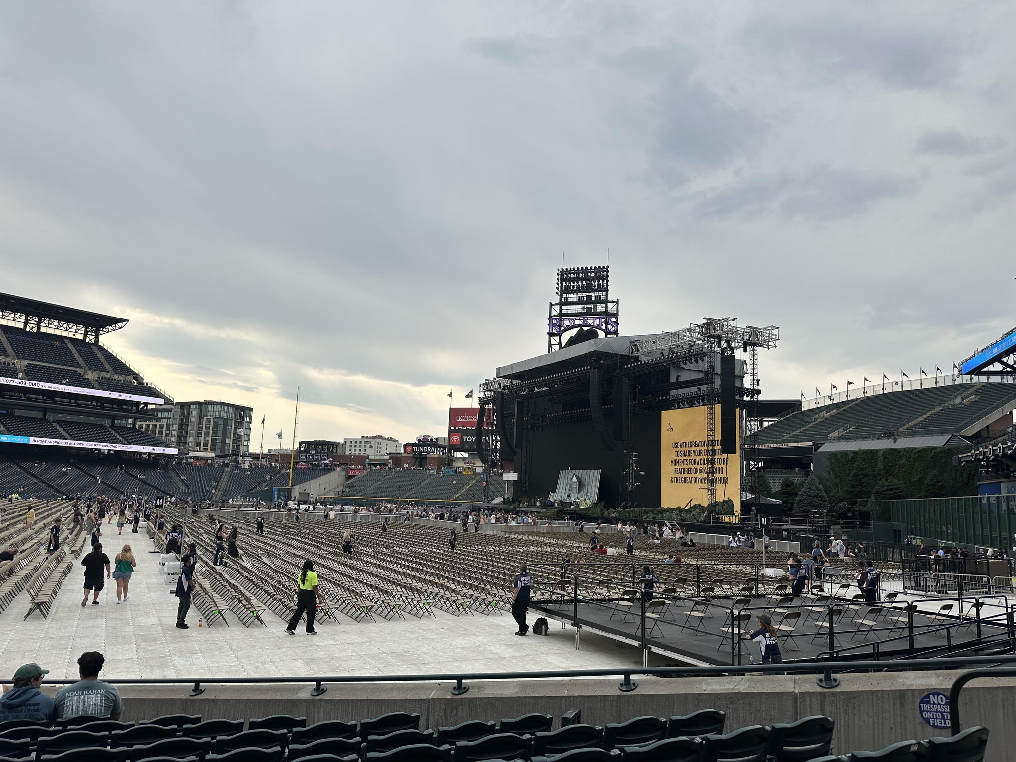 Real Fan View taken from Section 112 at Coors Field by Julia H