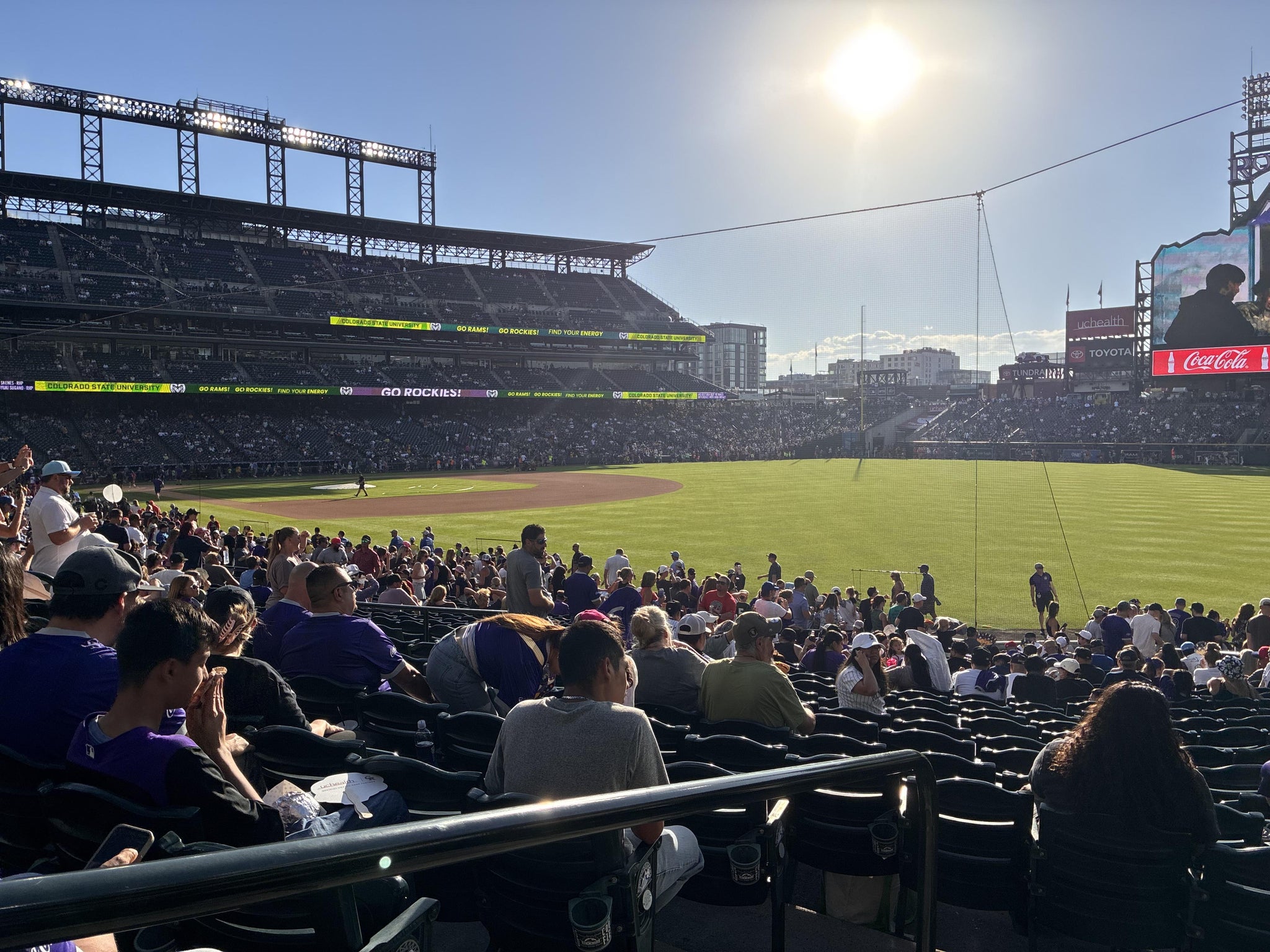 Real Fan View taken from Section 114 at Coors Field by Hillary S