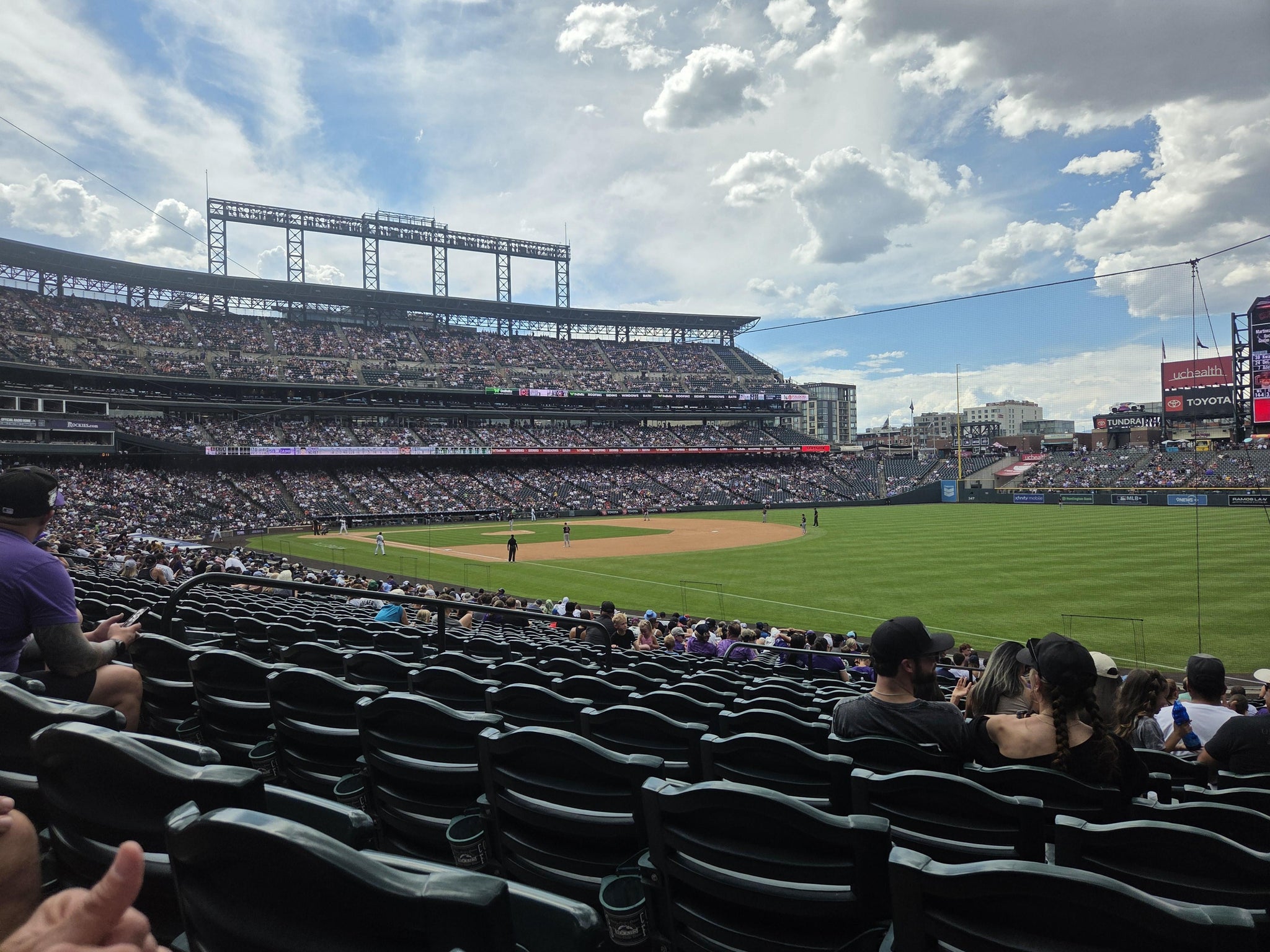 Real Fan View taken from Section 115 at Coors Field by Joann O