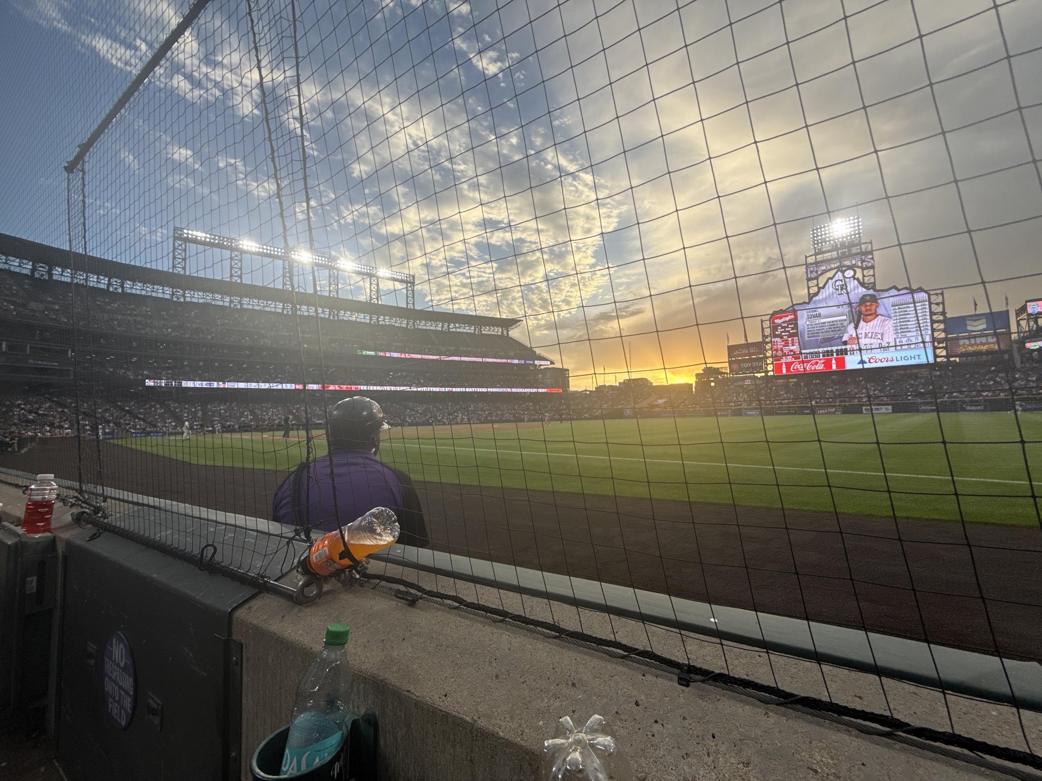 Real Fan View taken from Section 116 at Coors Field by Cayden D