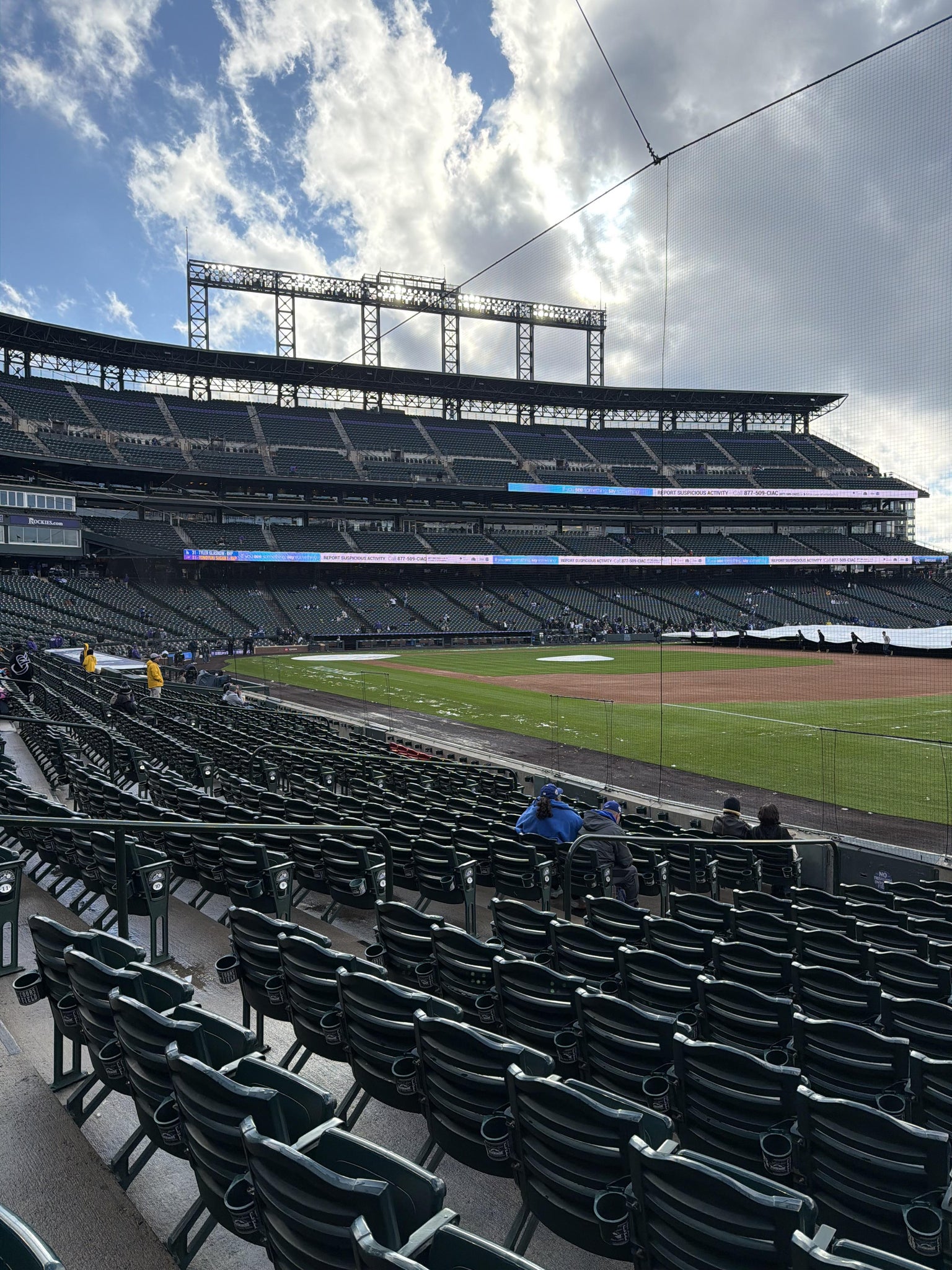 Real Fan View taken from Section 117 at Coors Field by Shane M
