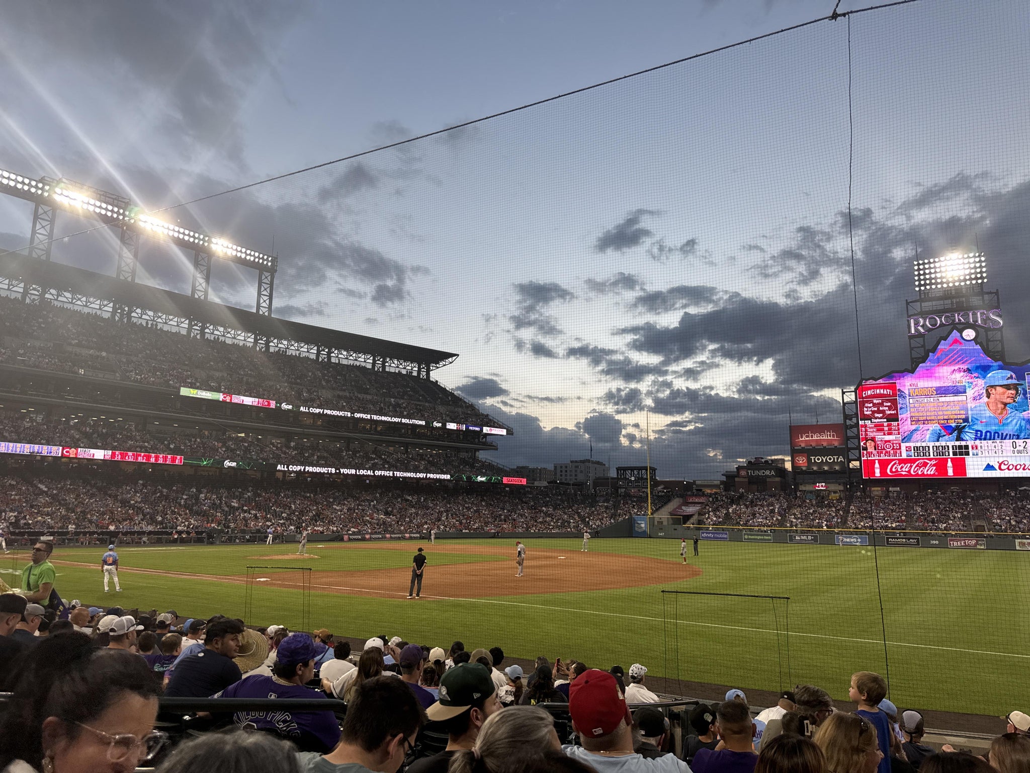 Real Fan View taken from Section 118 at Coors Field by Veronica A