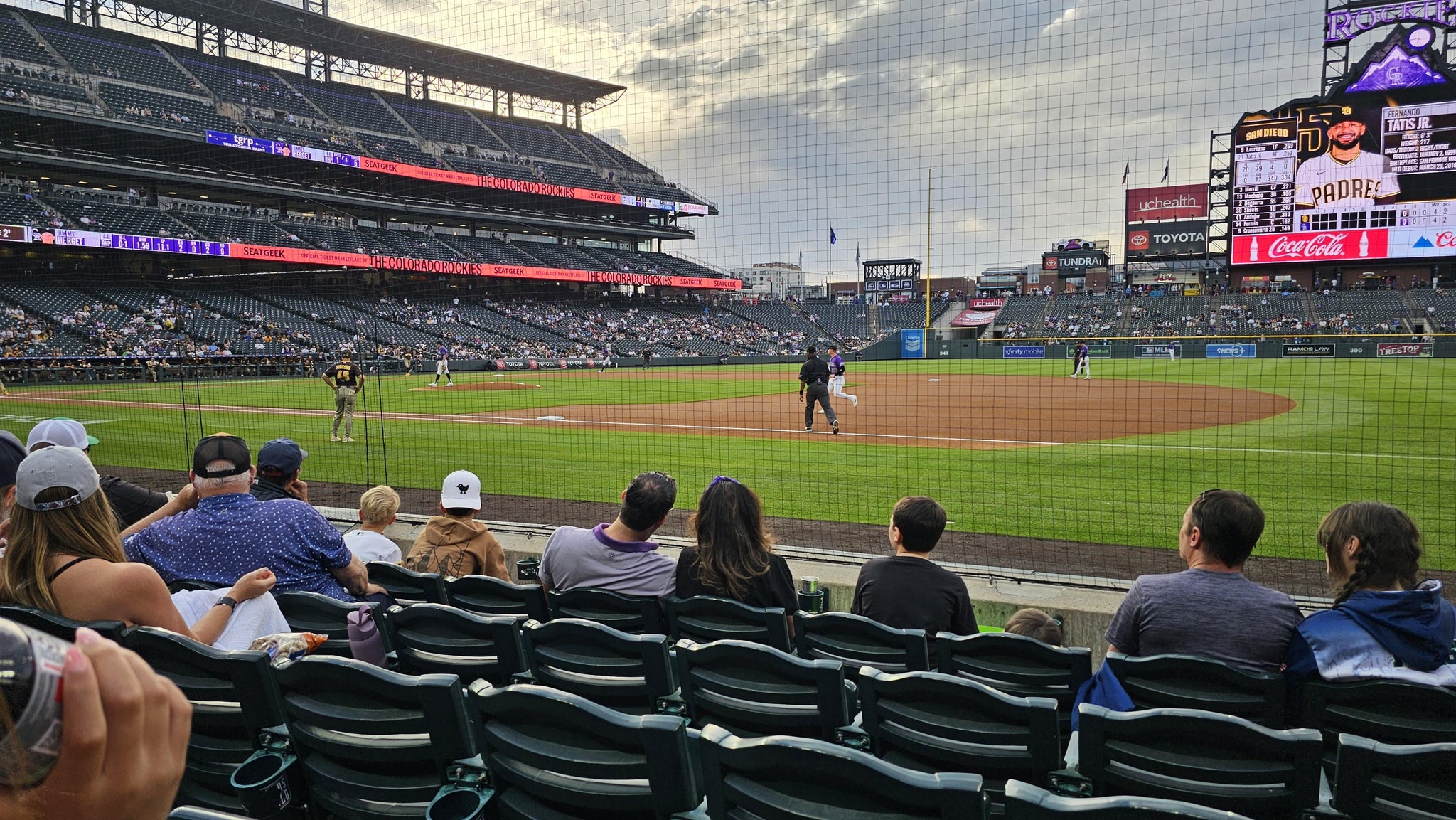 Real Fan View taken from Section 120 at Coors Field by Kayla S