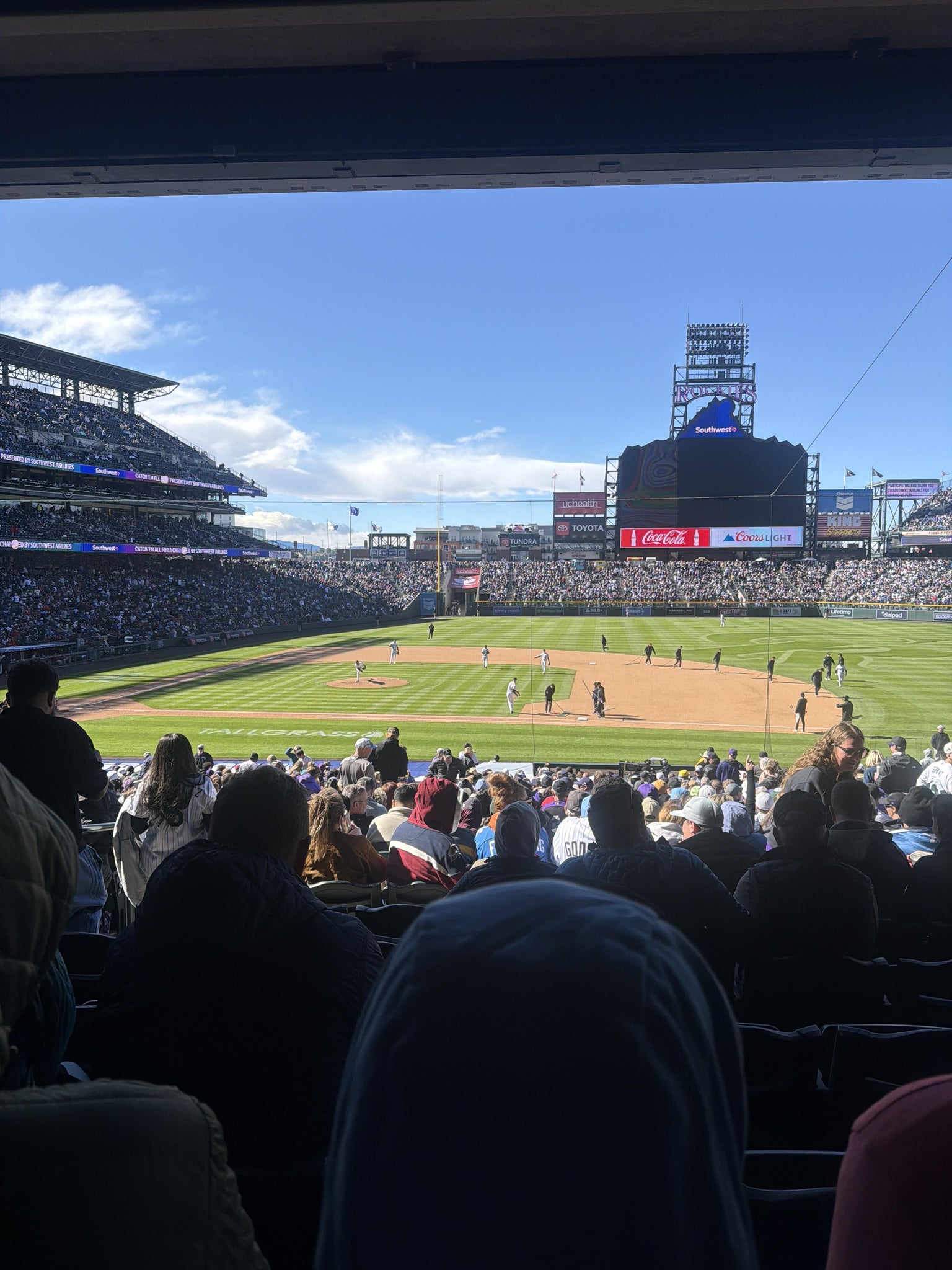 Real Fan View taken from Section 122 at Coors Field by Gilberto A