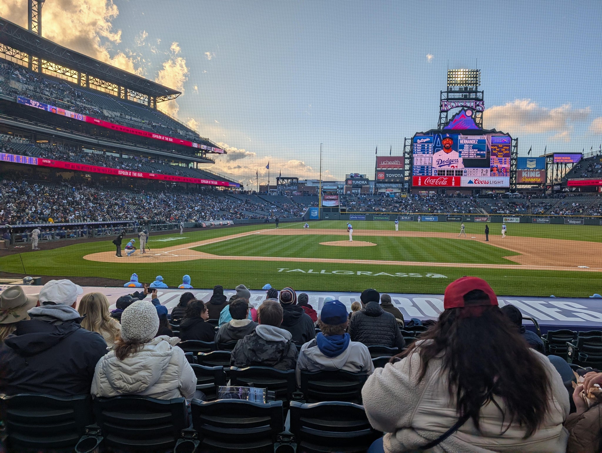 Real Fan View taken from Section 124 at Coors Field by Justin B