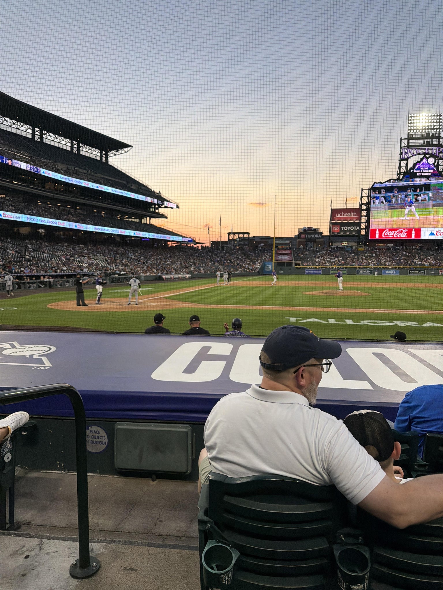 Real Fan View taken from Section 124 at Coors Field by Marcus W
