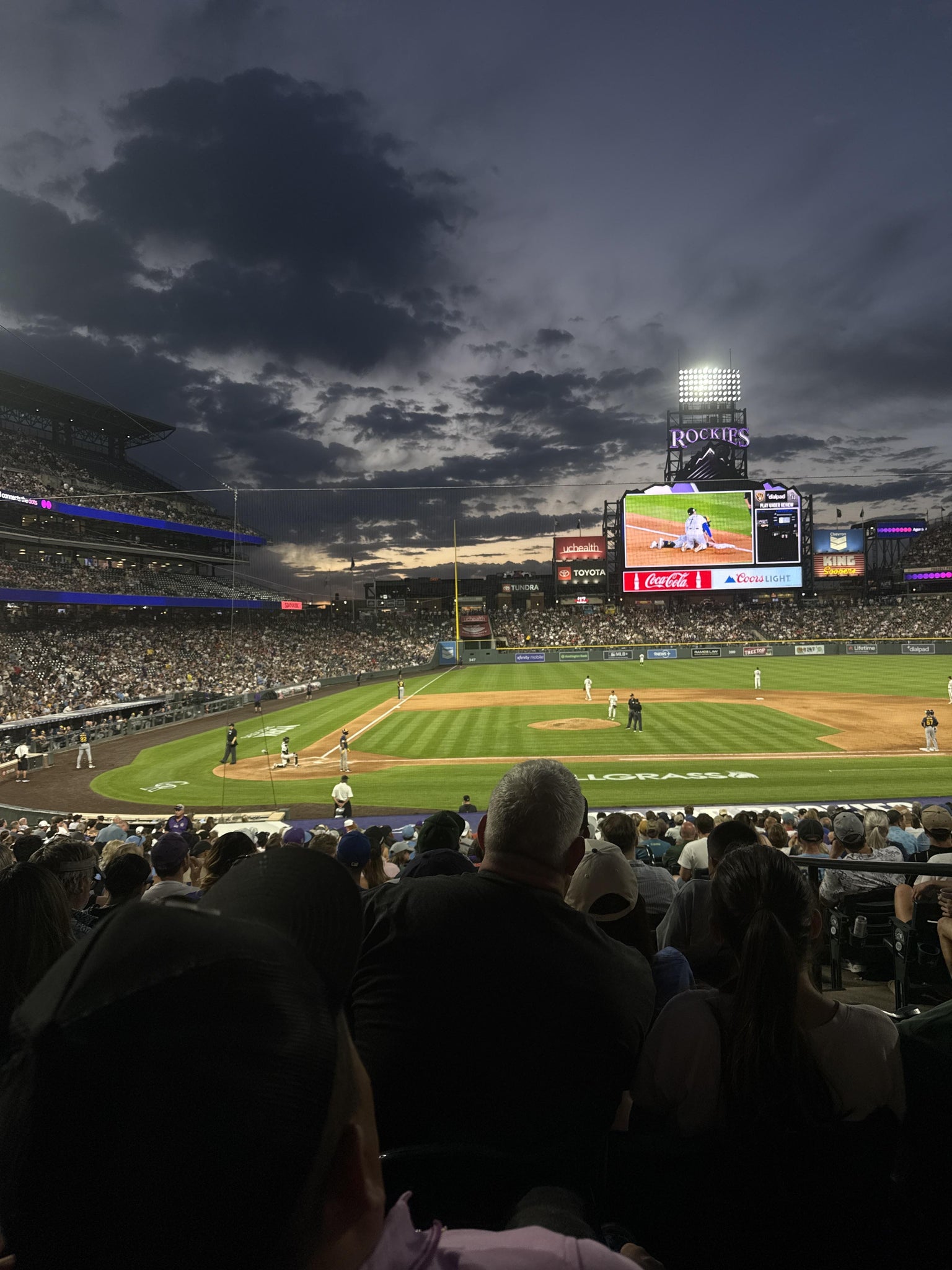 Real Fan View taken from Section 125 at Coors Field by Eileen M