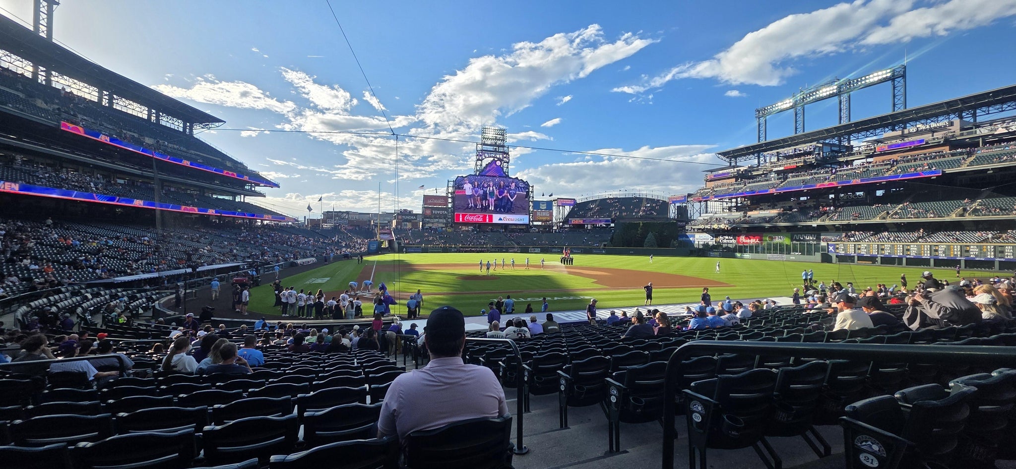 Real Fan View taken from Section 126 at Coors Field by Nathan F