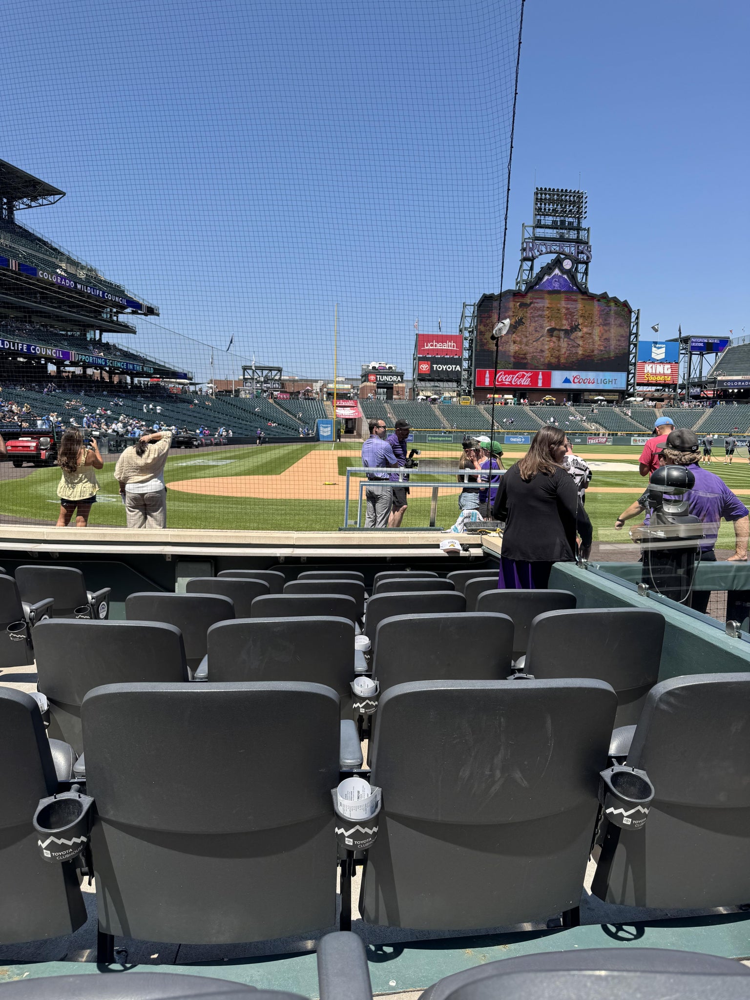 Real Fan View taken from Section 126 at Coors Field by Shane A