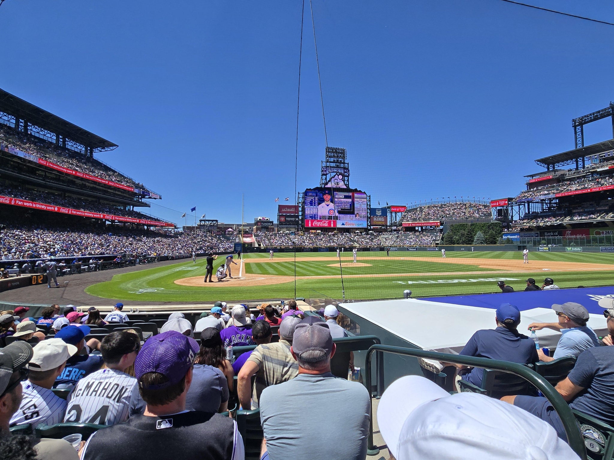 Real Fan View taken from Section 126 at Coors Field by Daniel m S
