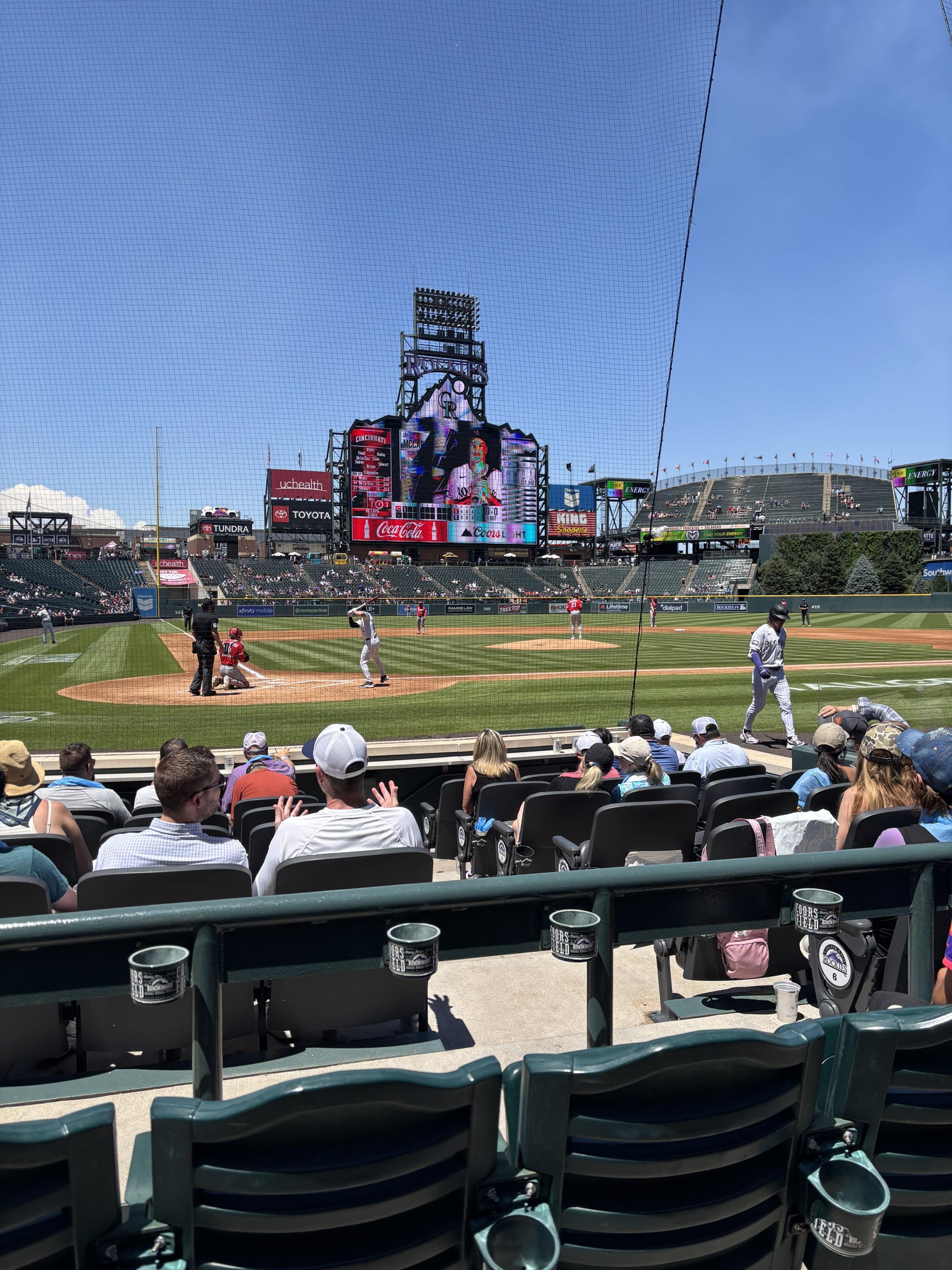 Real Fan View taken from Section 127 at Coors Field by Kyle J