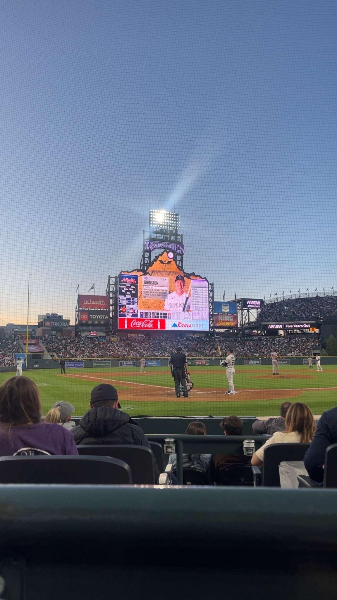 Real Fan View taken from Section 128 at Coors Field by Johnny H