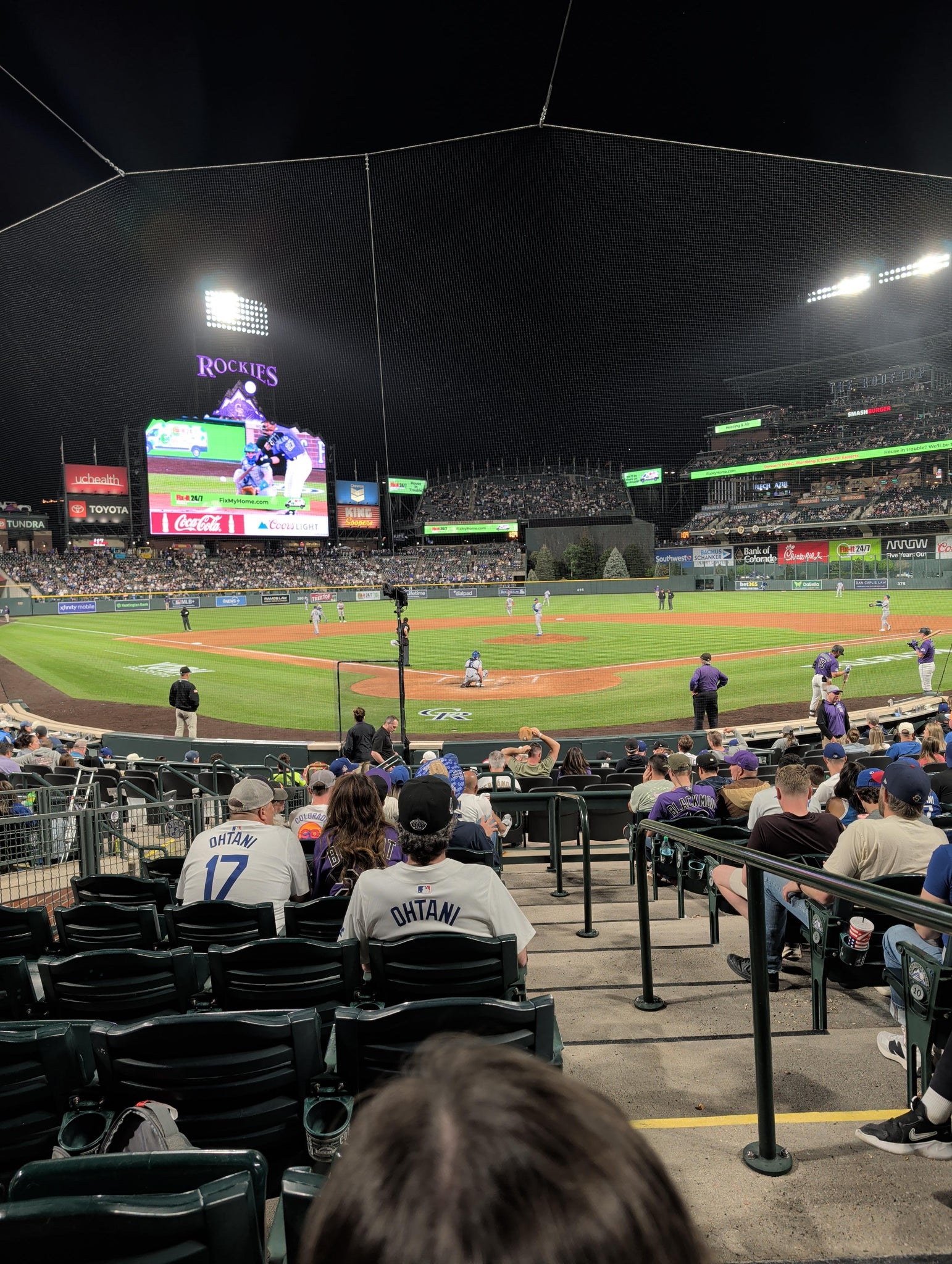 Real Fan View taken from Section 130 at Coors Field by Luis G