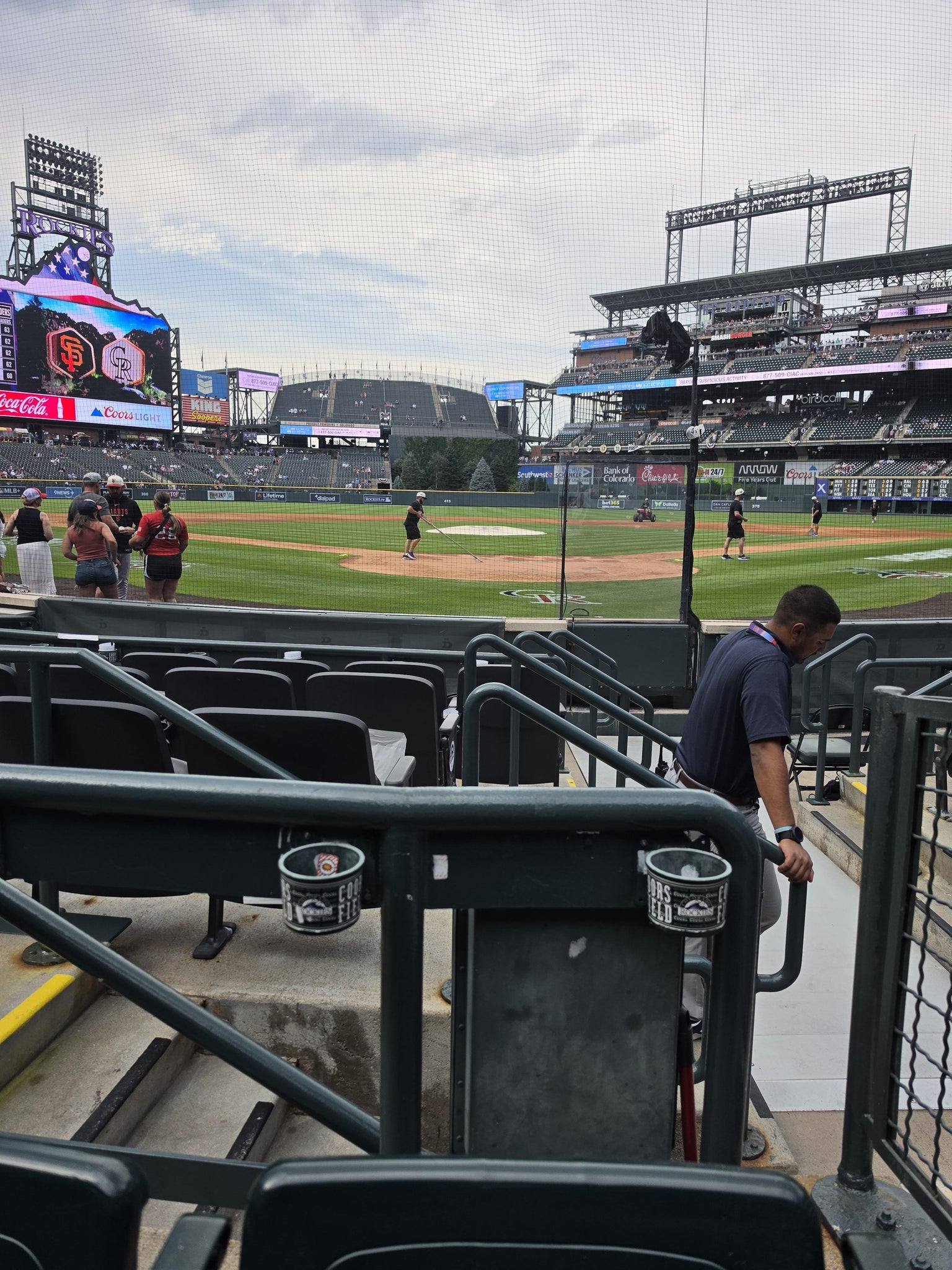 Real Fan View taken from Section 131 at Coors Field by John S
