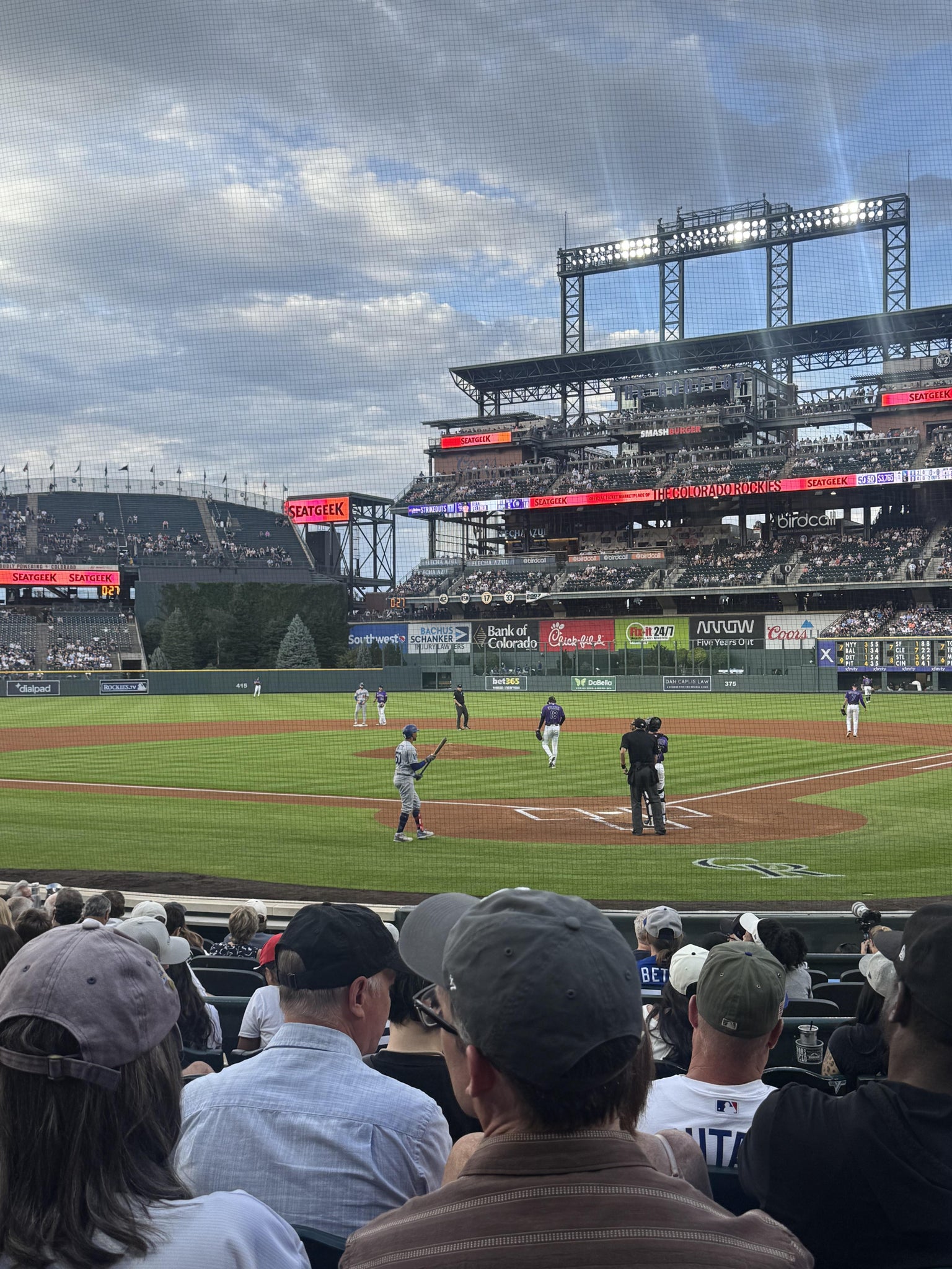 Real Fan View taken from Section 132 at Coors Field by Dan G