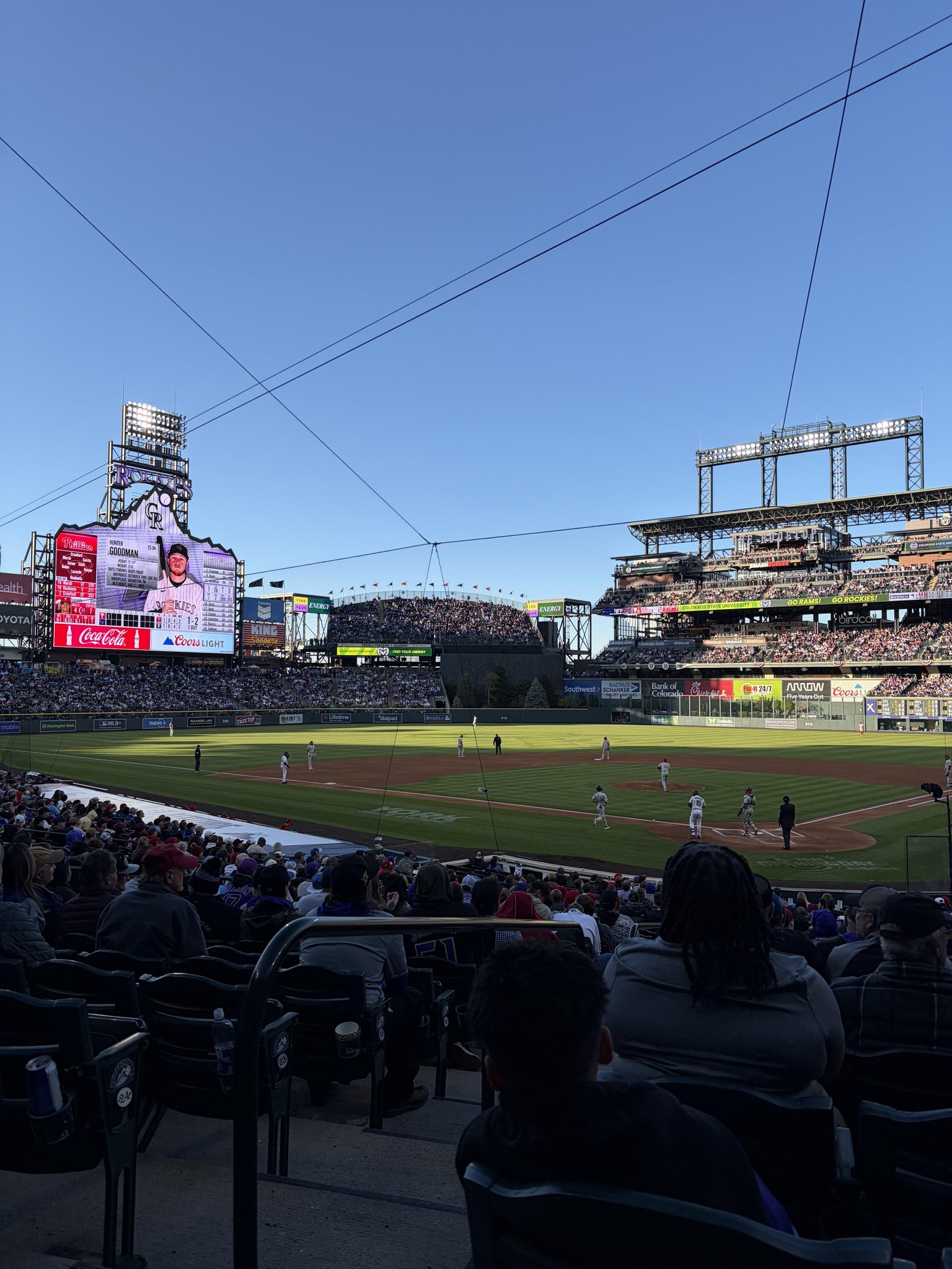Real Fan View taken from Section 132 at Coors Field by Emma B