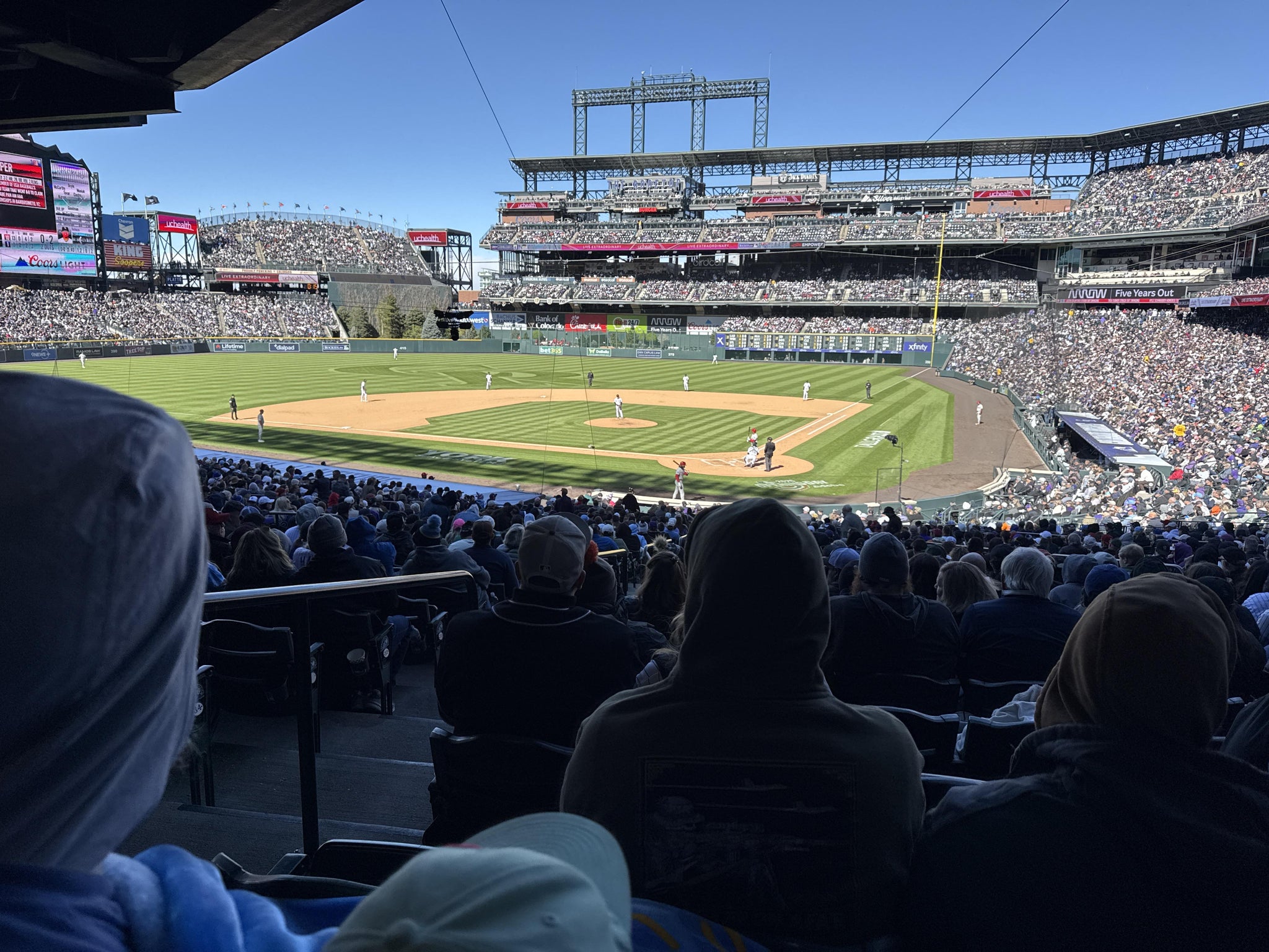 Real Fan View taken from Section 133 at Coors Field by Anonymous User