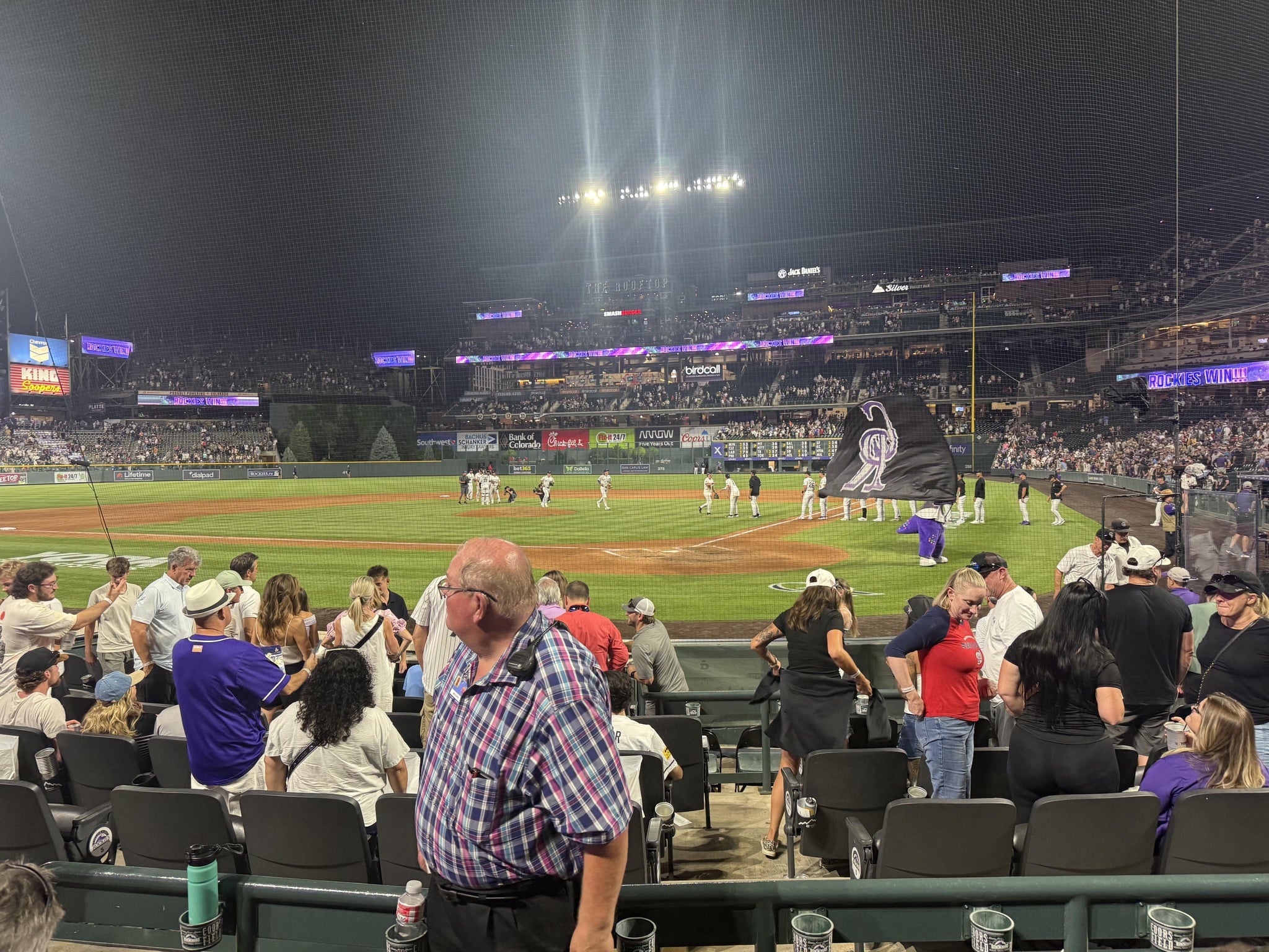 Real Fan View taken from Section 133 at Coors Field by Jessica E