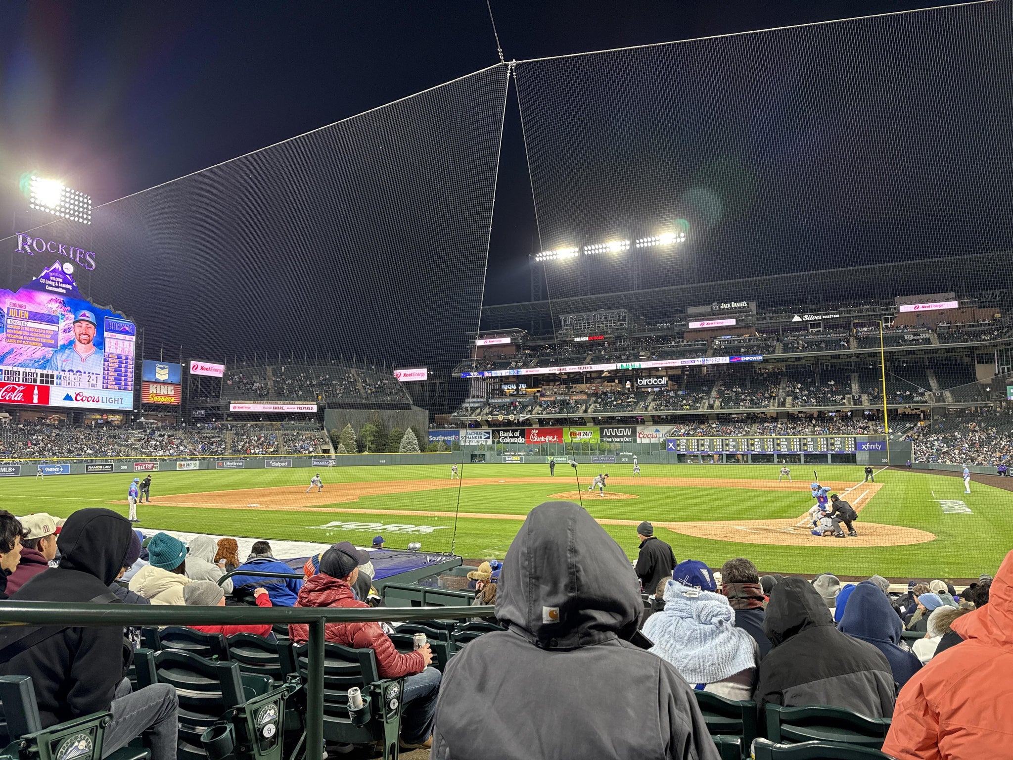 Real Fan View taken from Section 134 at Coors Field by Hannah L