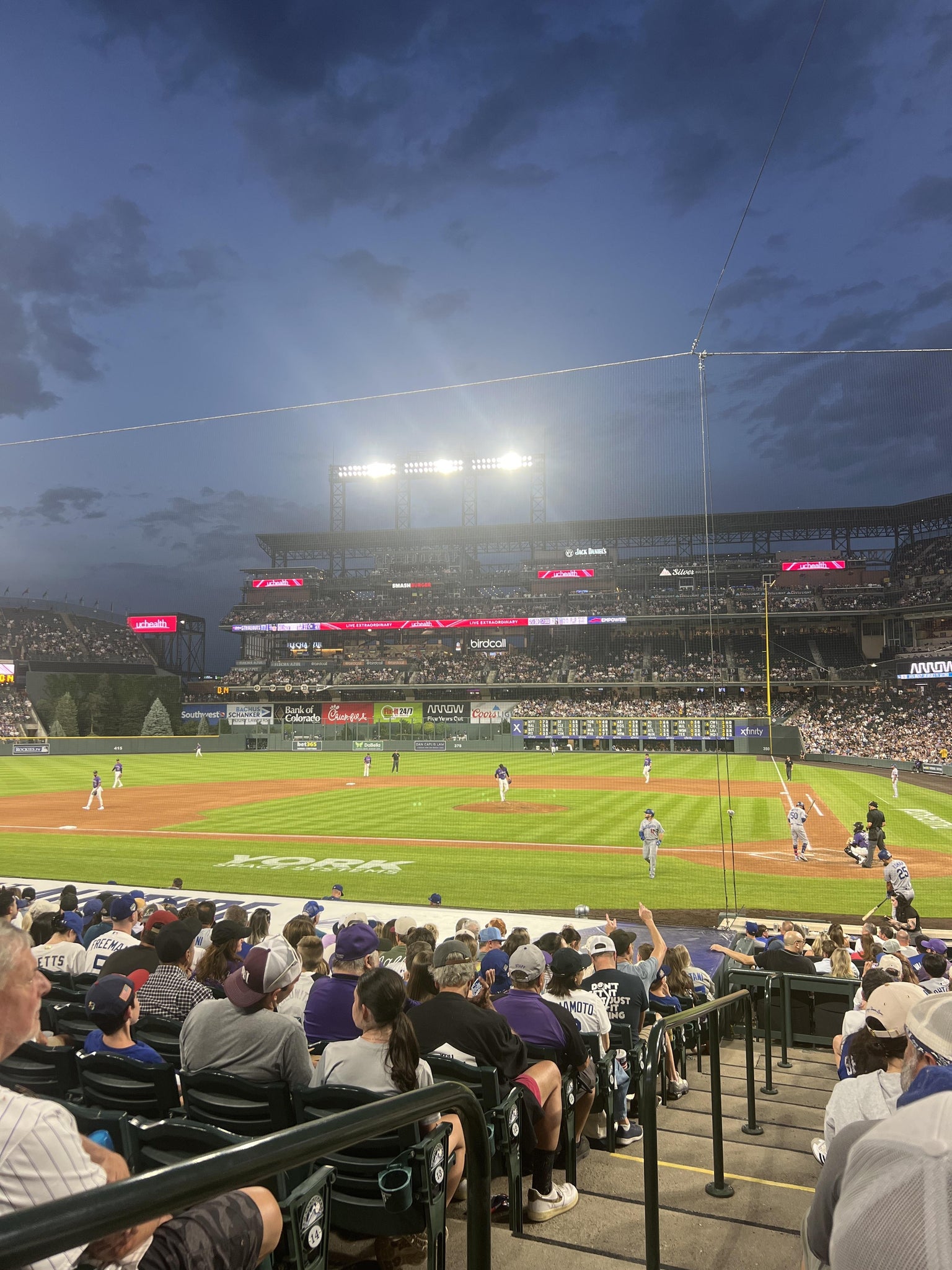 Real Fan View taken from Section 135 at Coors Field by Julian M