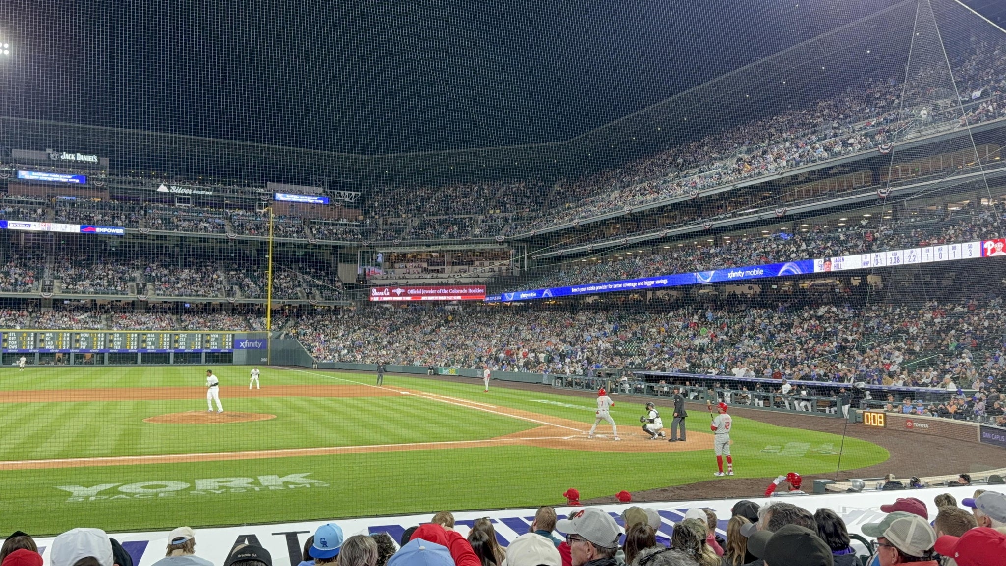 Real Fan View taken from Section 137 at Coors Field by Kris R