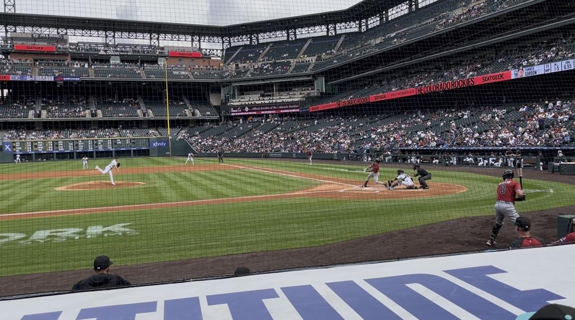 Real Fan View taken from Section 137 at Coors Field by Lynette D
