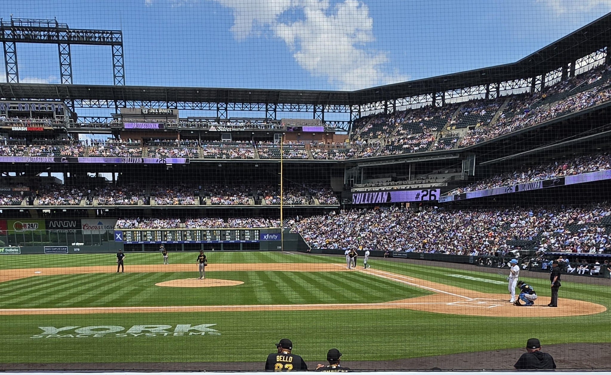 Real Fan View taken from Section 137 at Coors Field by Sam S