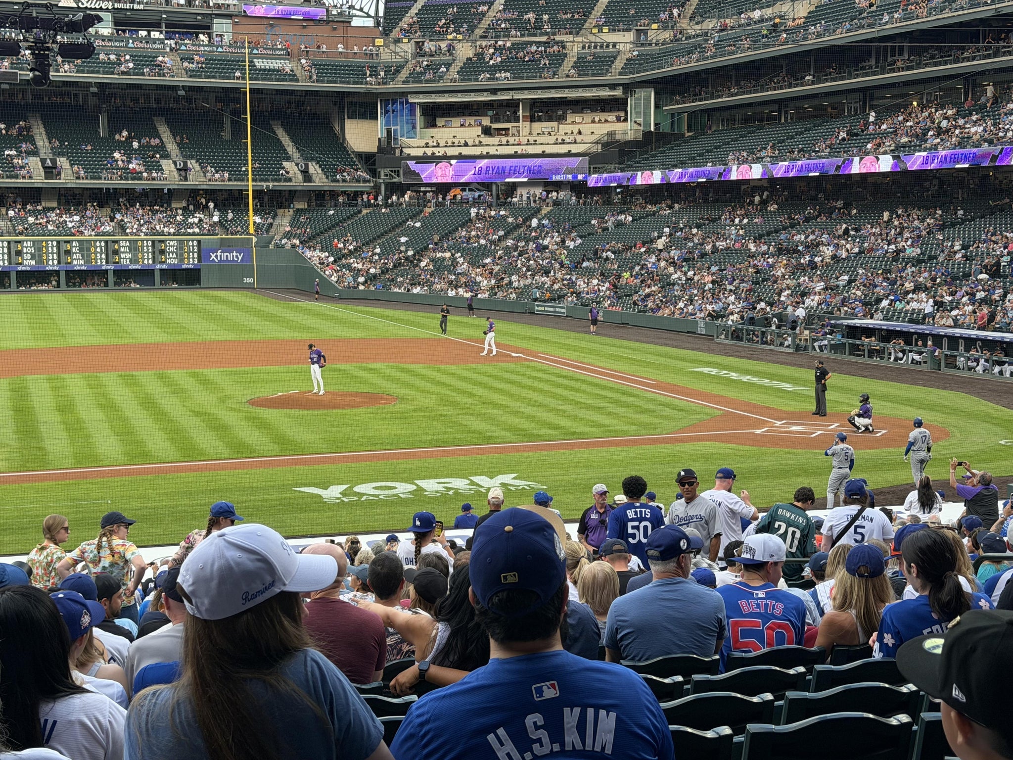 Real Fan View taken from Section 138 at Coors Field by Jeff H