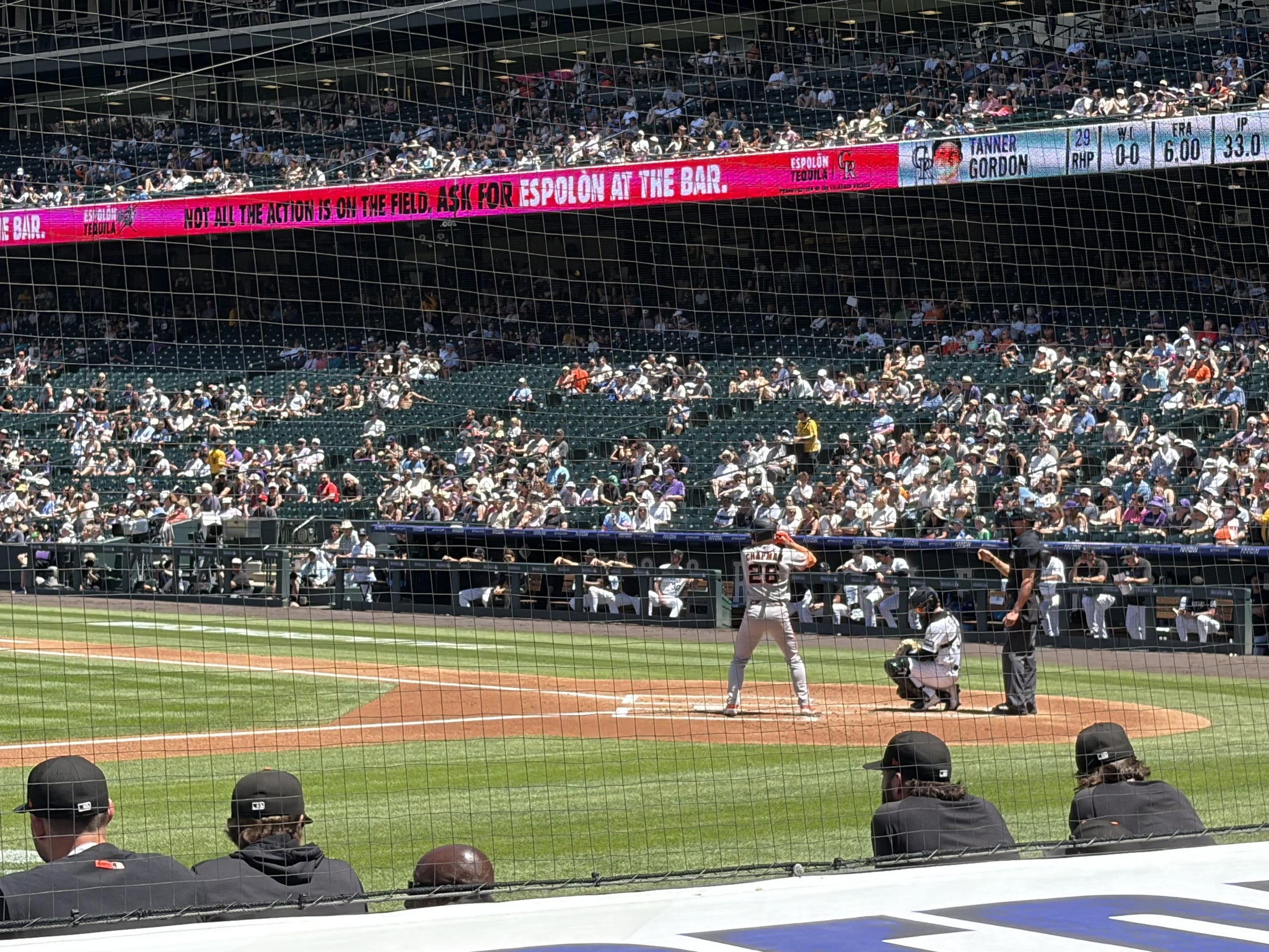 Real Fan View taken from Section 138 at Coors Field by Michael R