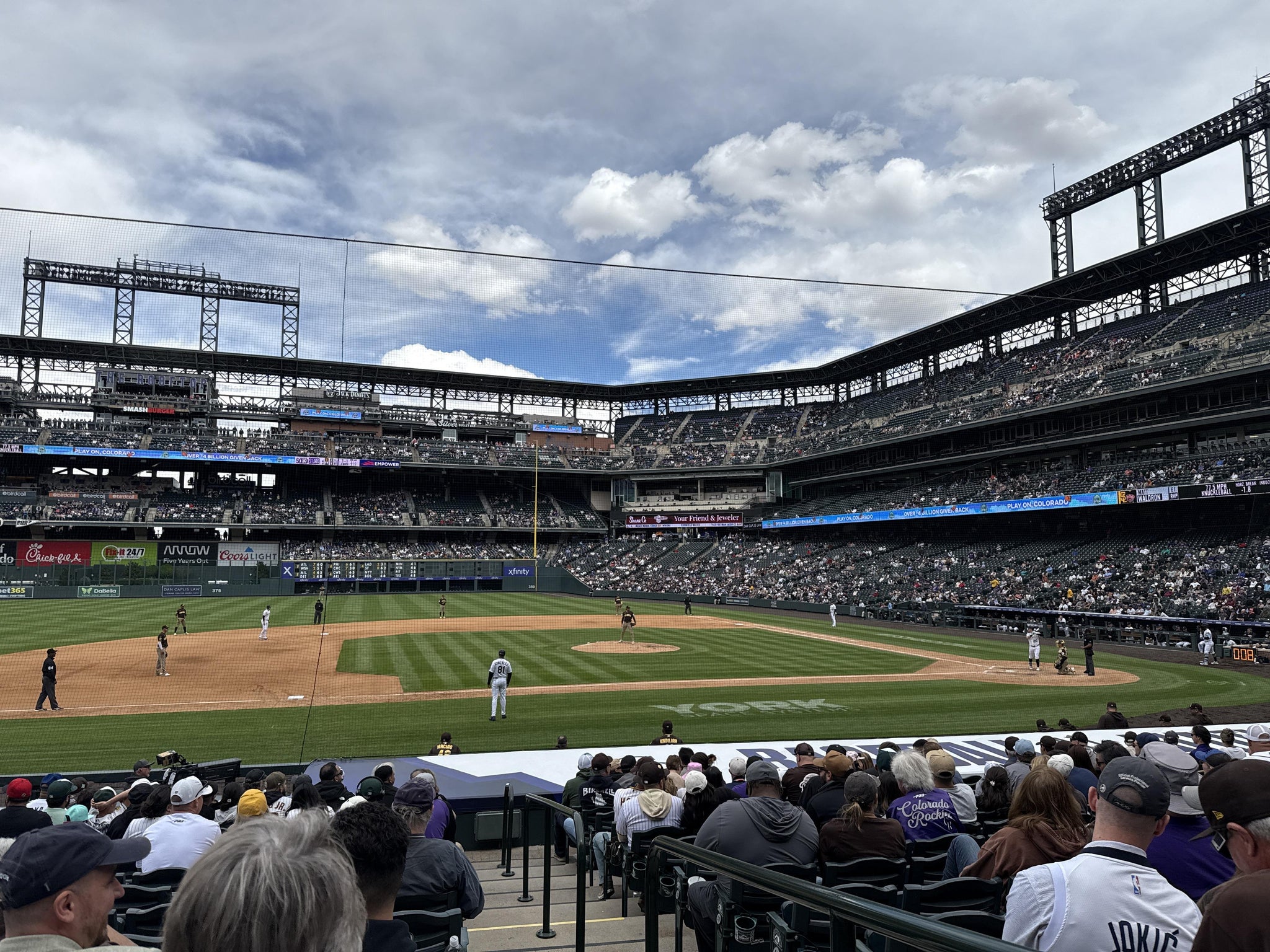 Real Fan View taken from Section 139 at Coors Field by Lindsey E
