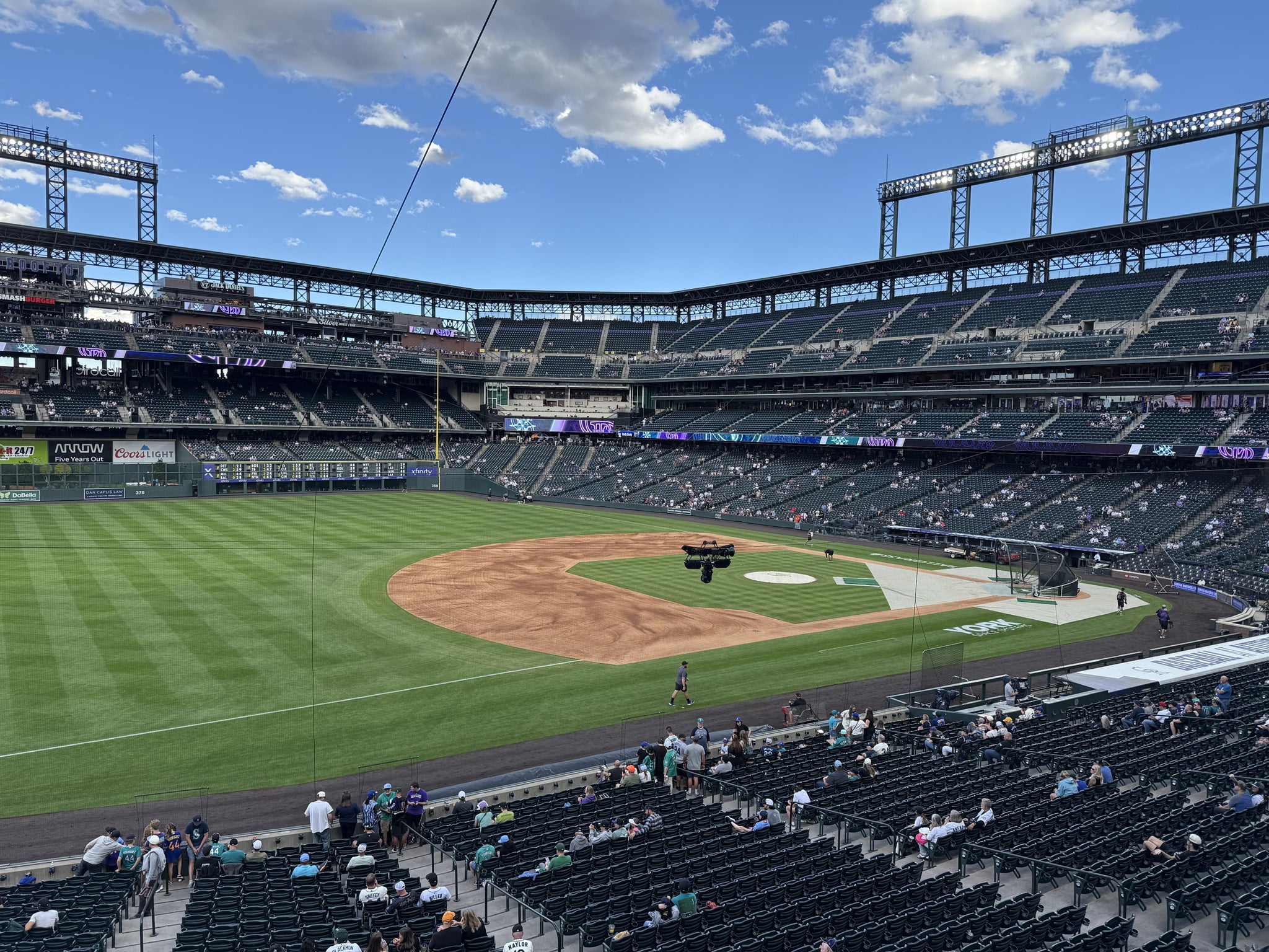 Real Fan View taken from Section 139 at Coors Field by Lonie B