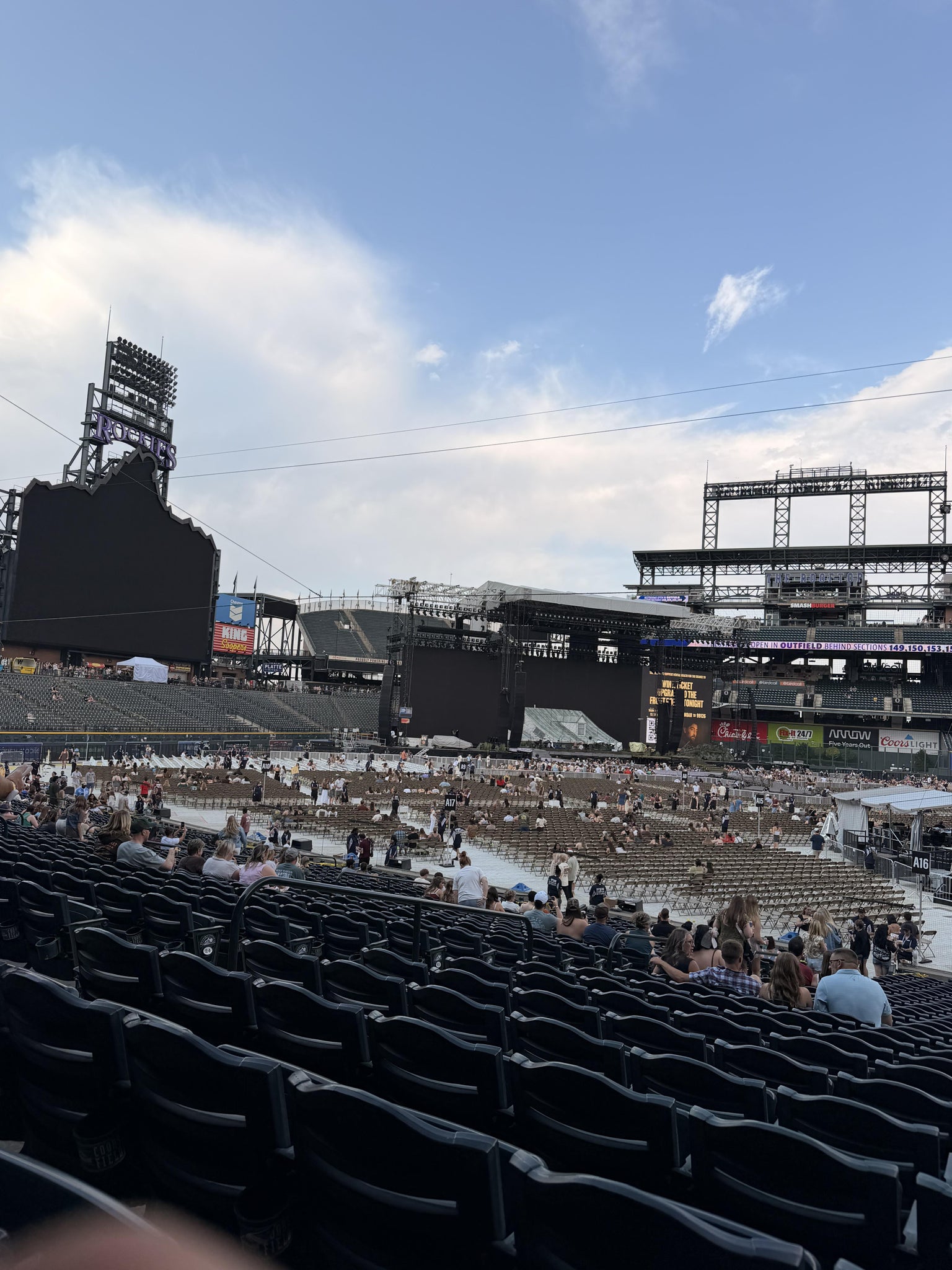 Real Fan View taken from Section 140 at Coors Field by Mason M
