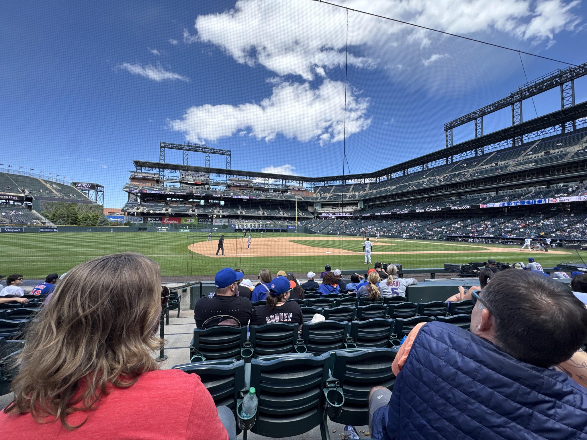 Real Fan View taken from Section 140 at Coors Field by Supriya Q
