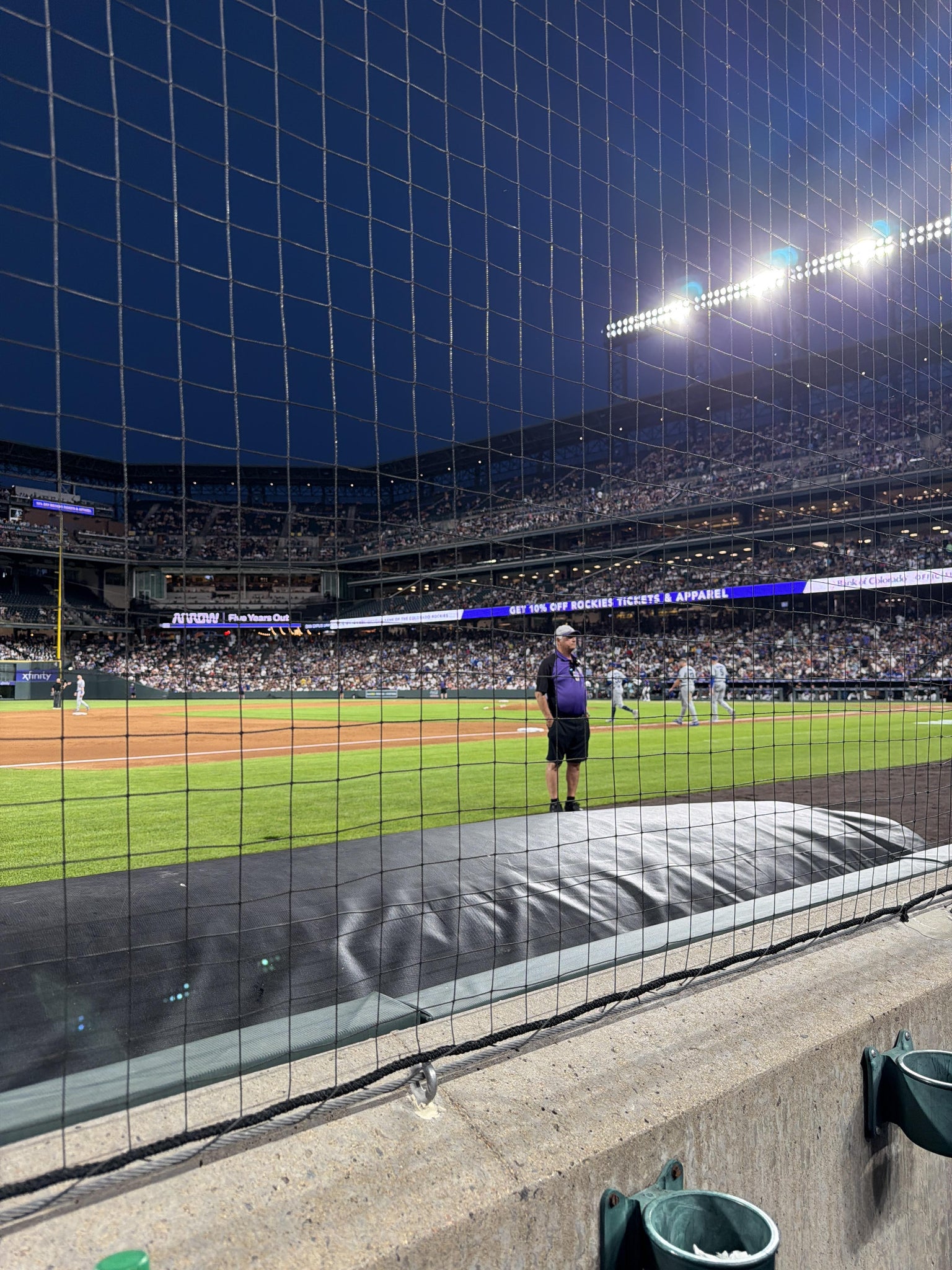 Real Fan View taken from Section 141 at Coors Field by Katie M