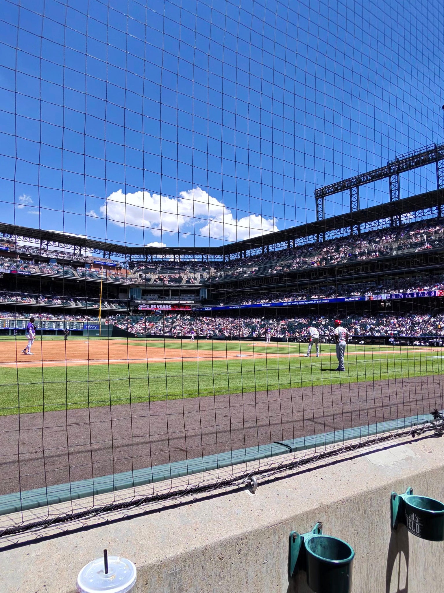 Real Fan View taken from Section 141 at Coors Field by Altrease T