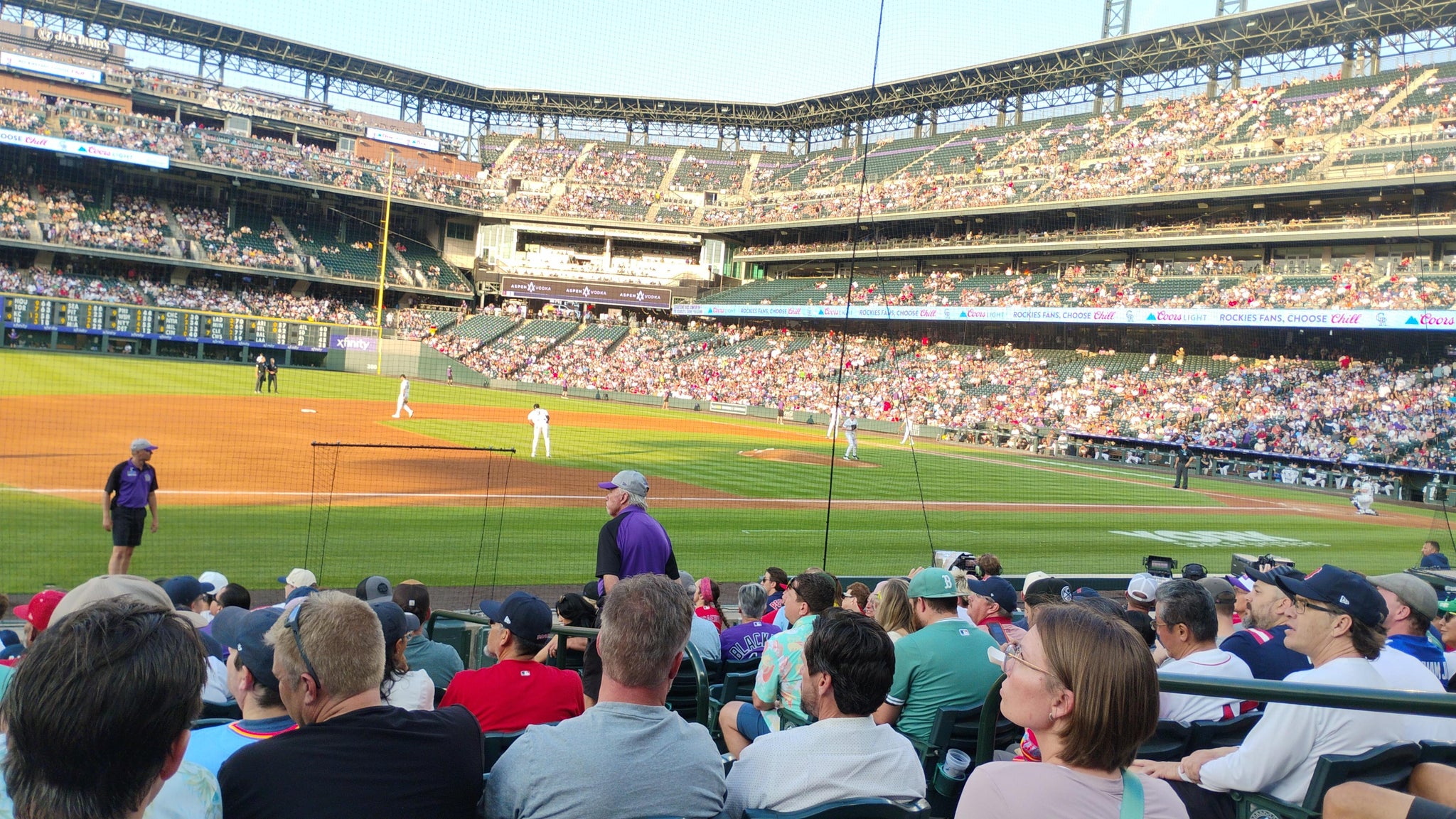 Real Fan View taken from Section 141 at Coors Field by Peter N