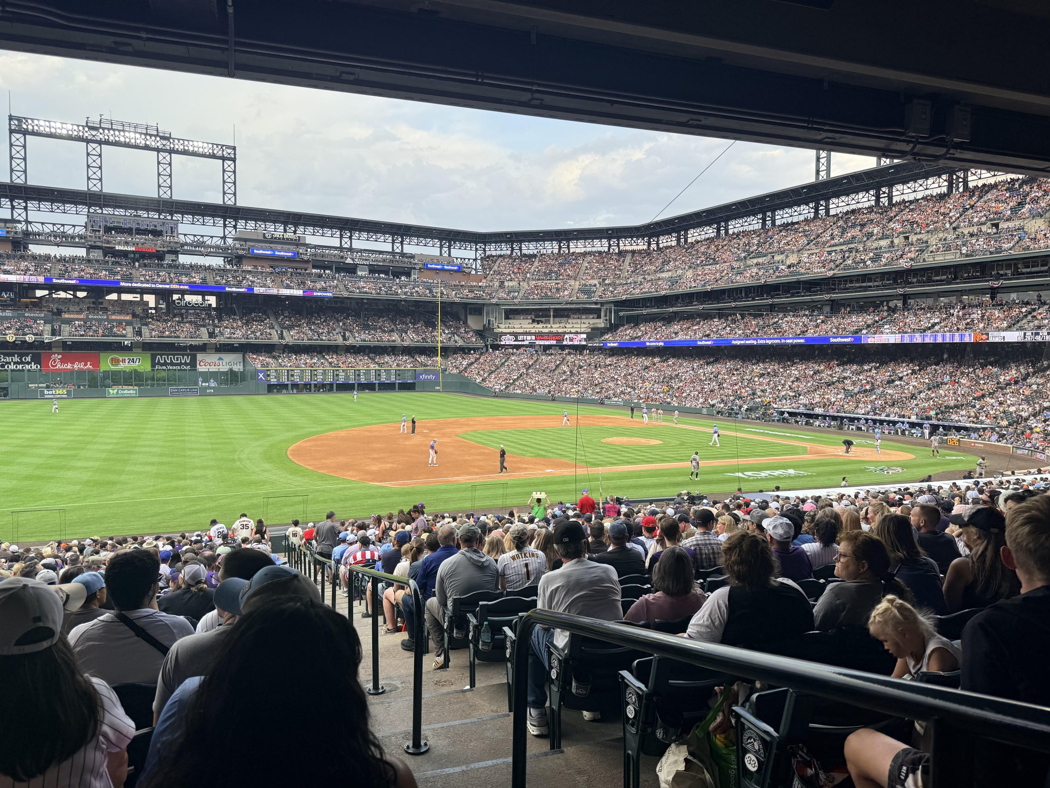 Real Fan View taken from Section 142 at Coors Field by Nicole C