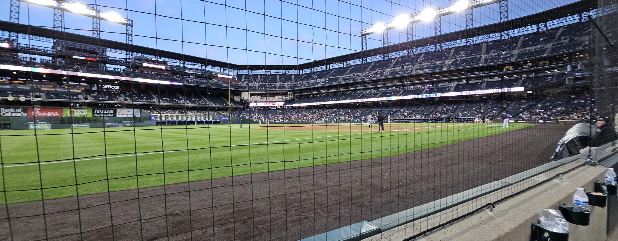 Real Fan View taken from Section 144 at Coors Field by Mark D