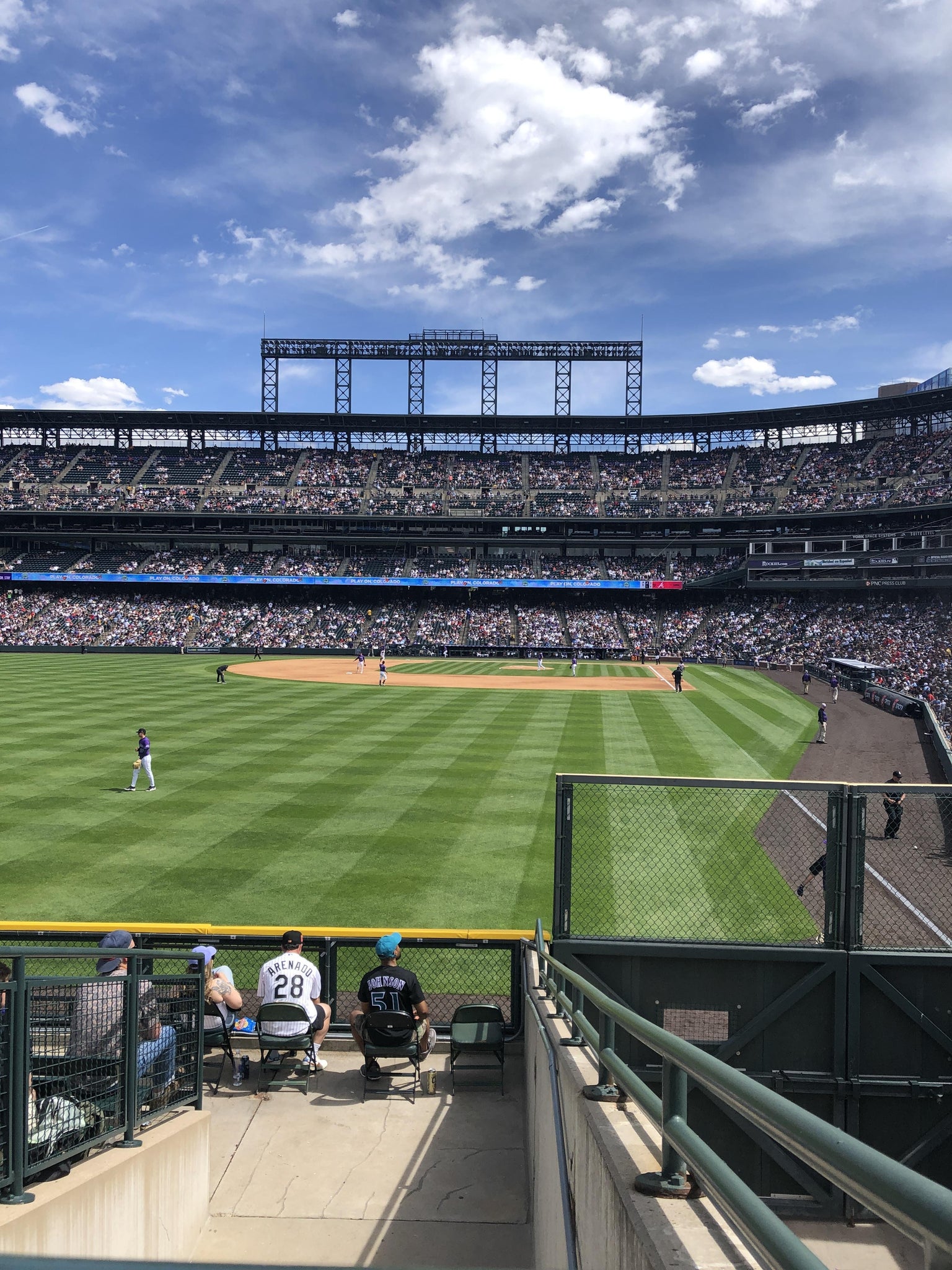 Real Fan View taken from Section 151 at Coors Field by Adam B