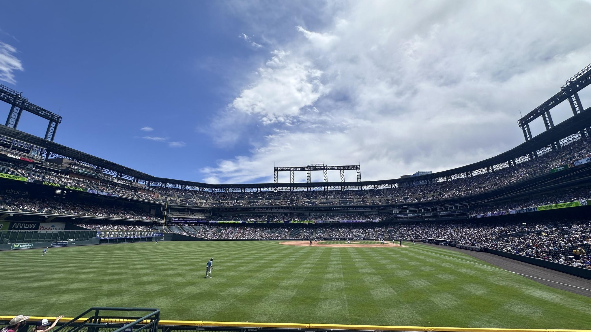 Real Fan View taken from Section 152 at Coors Field by Edward I