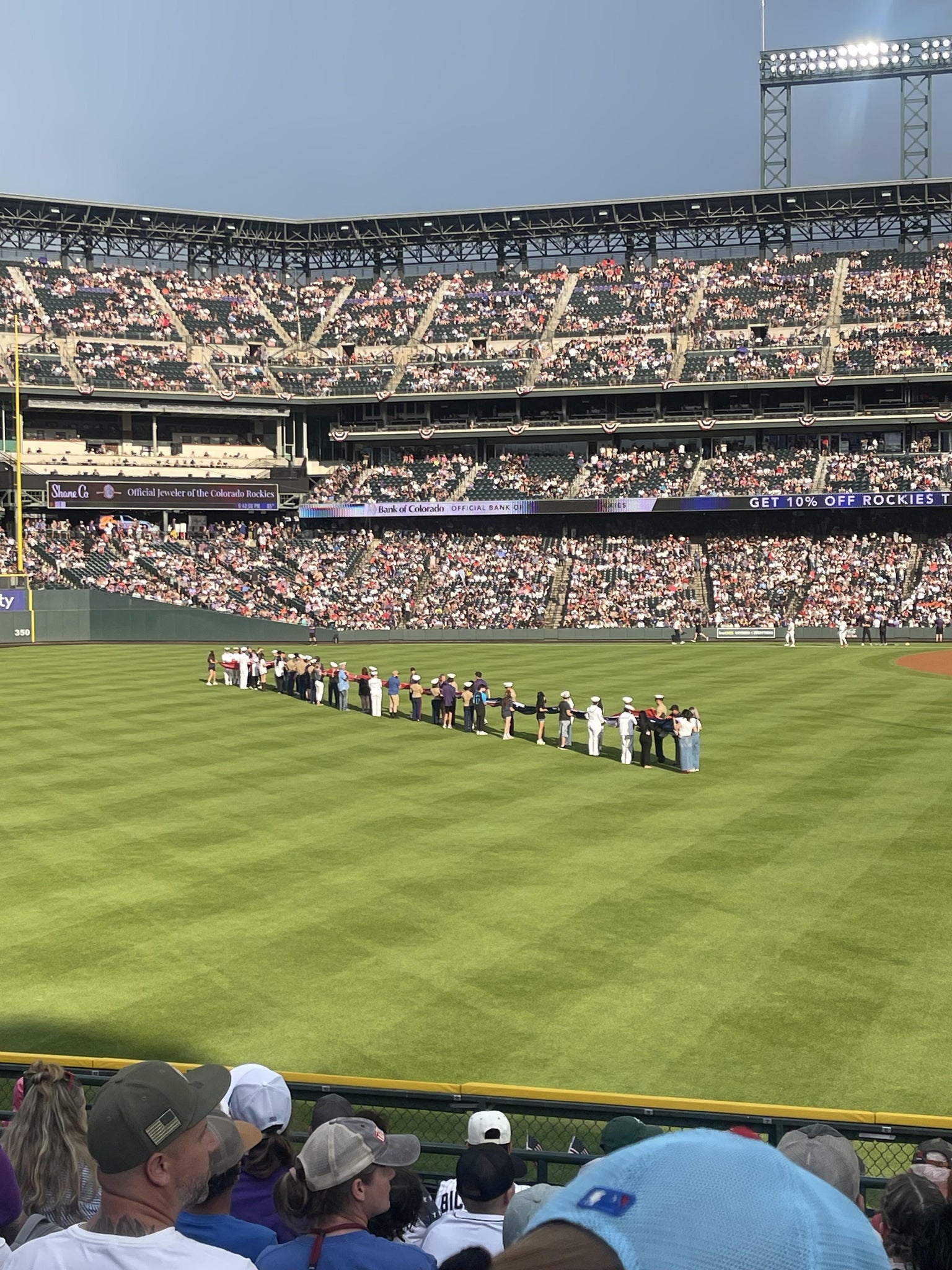Real Fan View taken from Section 153 at Coors Field by Erica C