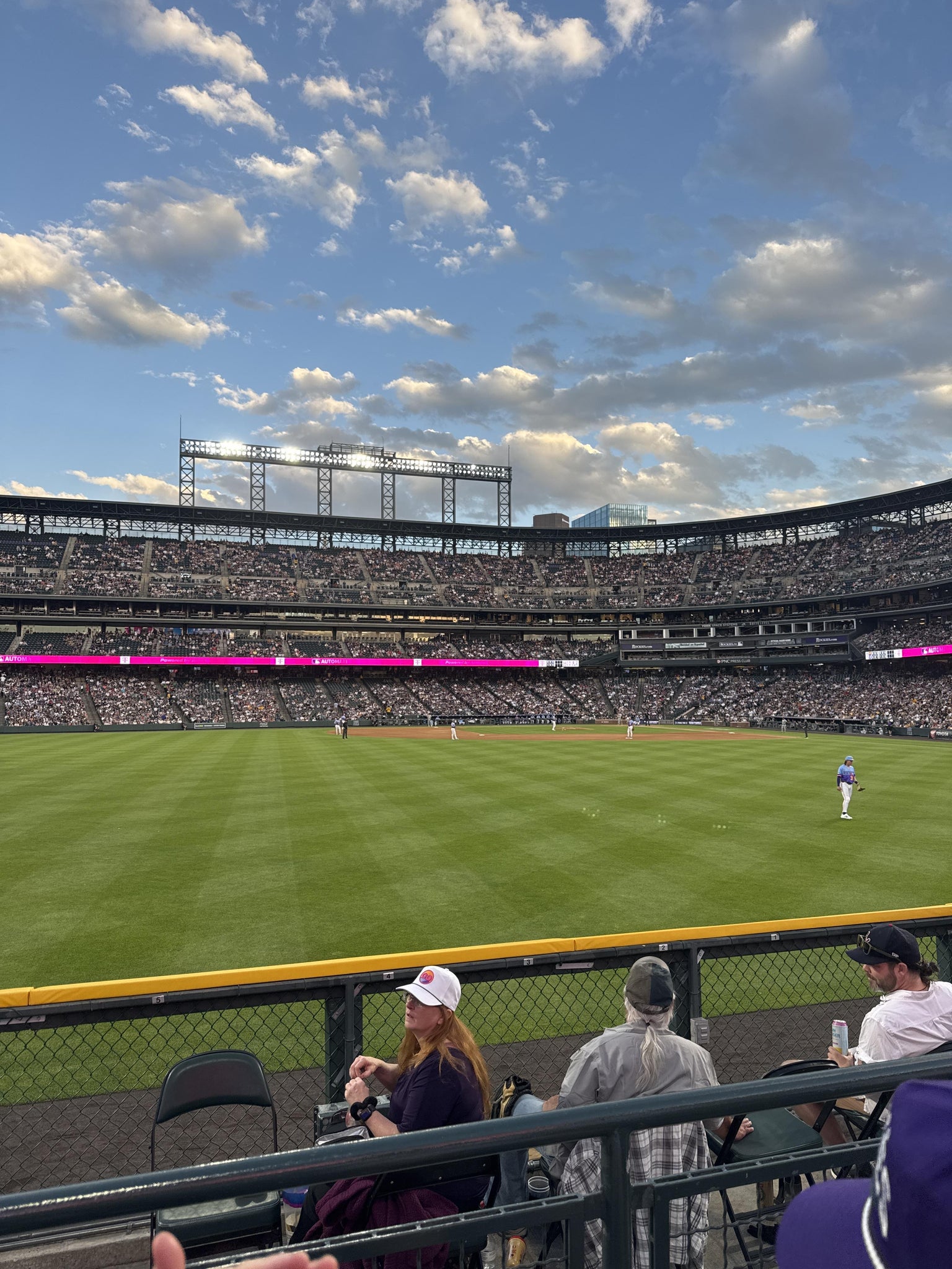 Real Fan View taken from Section 155 at Coors Field by Melanie H