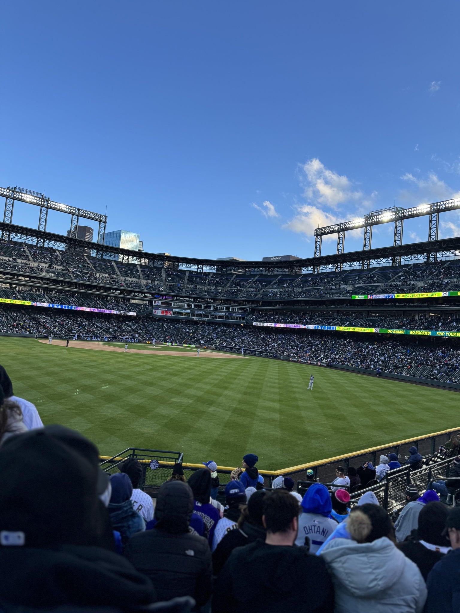 Real Fan View taken from Section 158 at Coors Field by John M