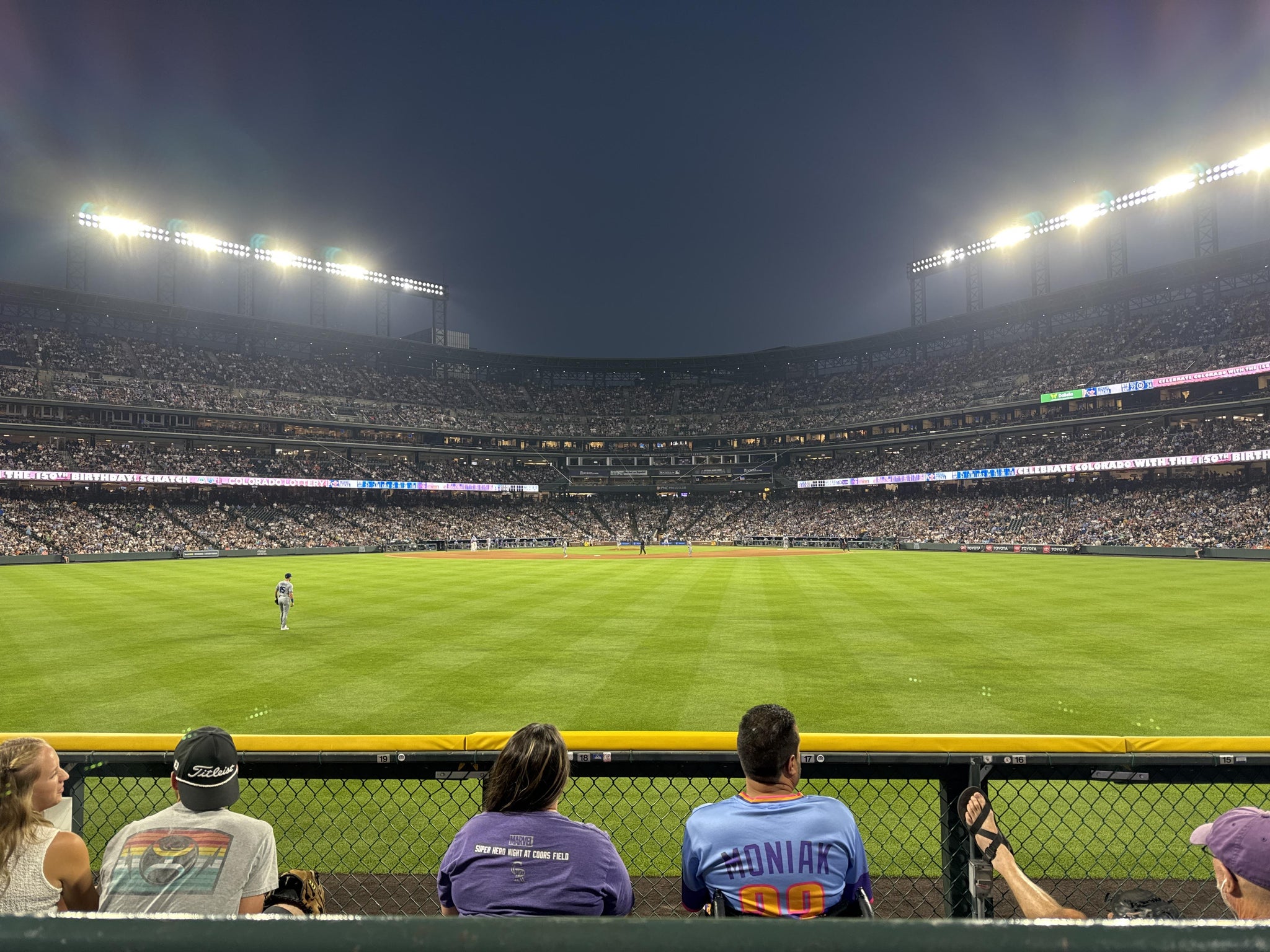 Real Fan View taken from Section 160 at Coors Field by John M