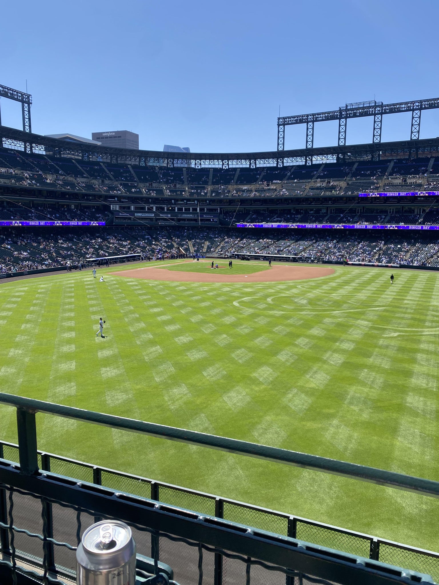 Real Fan View taken from Section 203 at Coors Field by Anonymous User