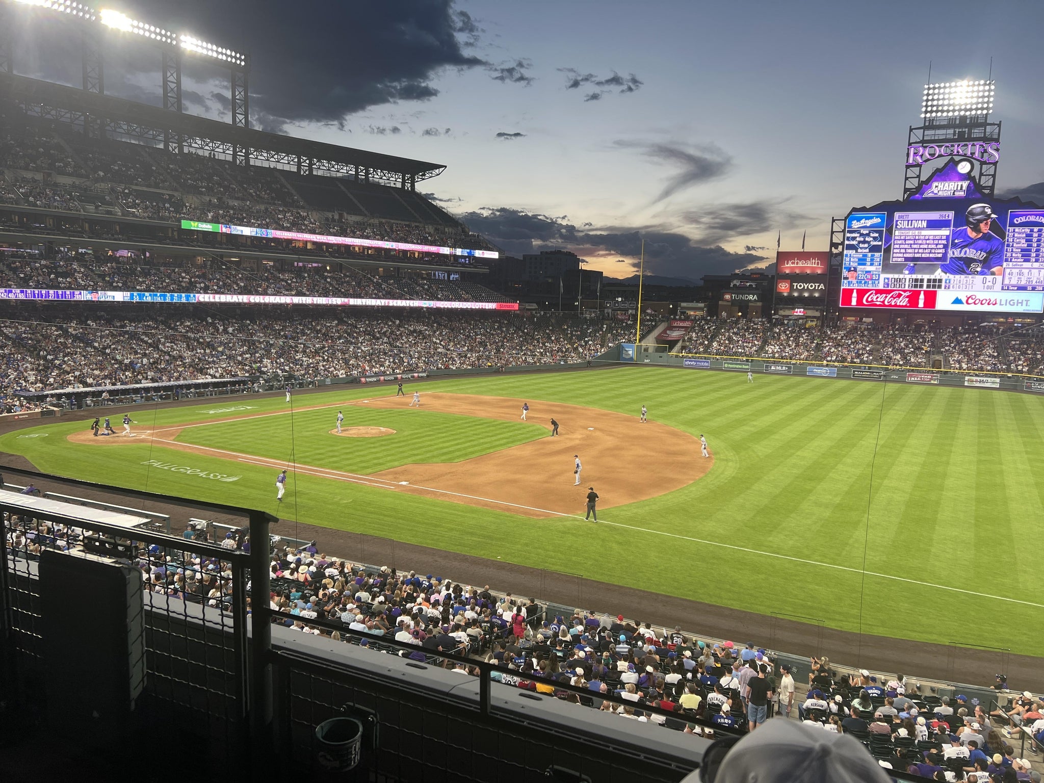 Vue réelle des fans prise de la Section 218 au site Coors Field par Jonathan D