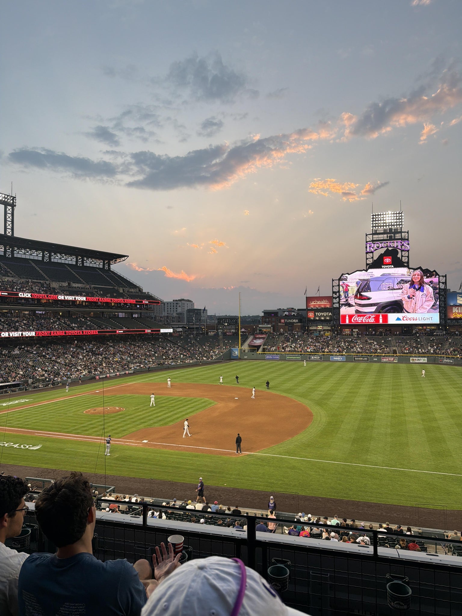 Vue réelle des fans prise de la Section 219 au site Coors Field par Meghan W