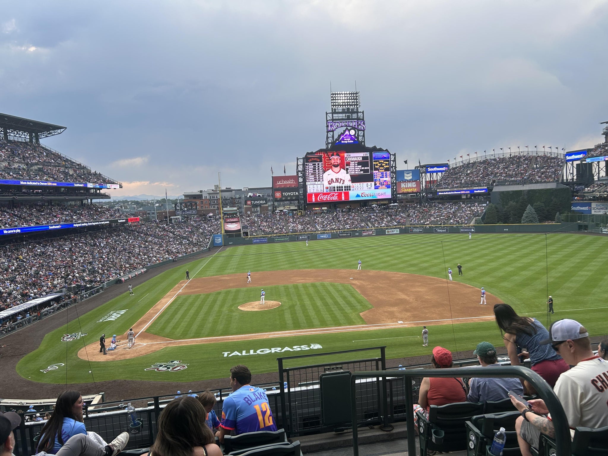 Real Fan View taken from Section 225 at Coors Field by Gordon K