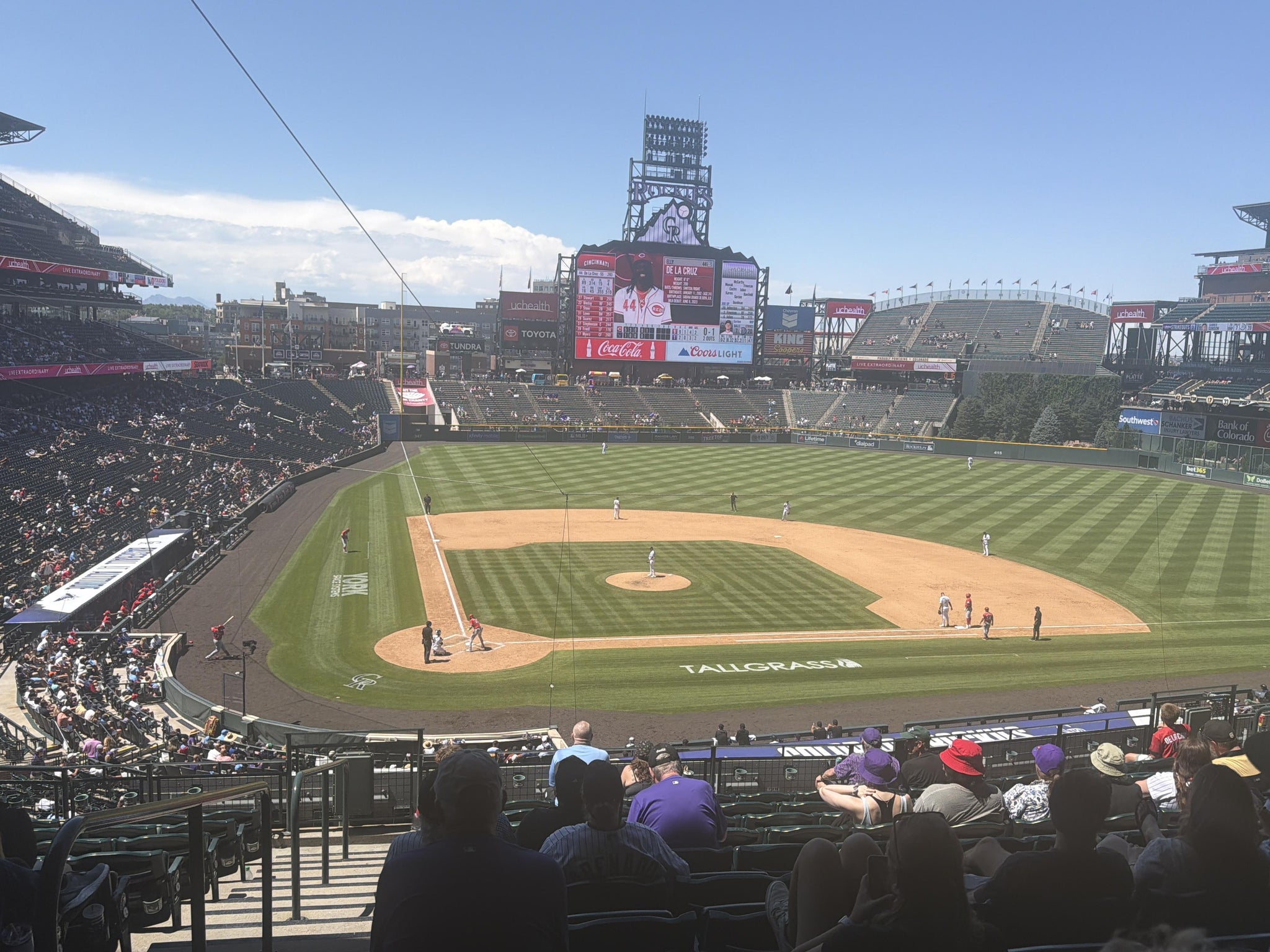 Real Fan View taken from Section 226 at Coors Field by Gabe P