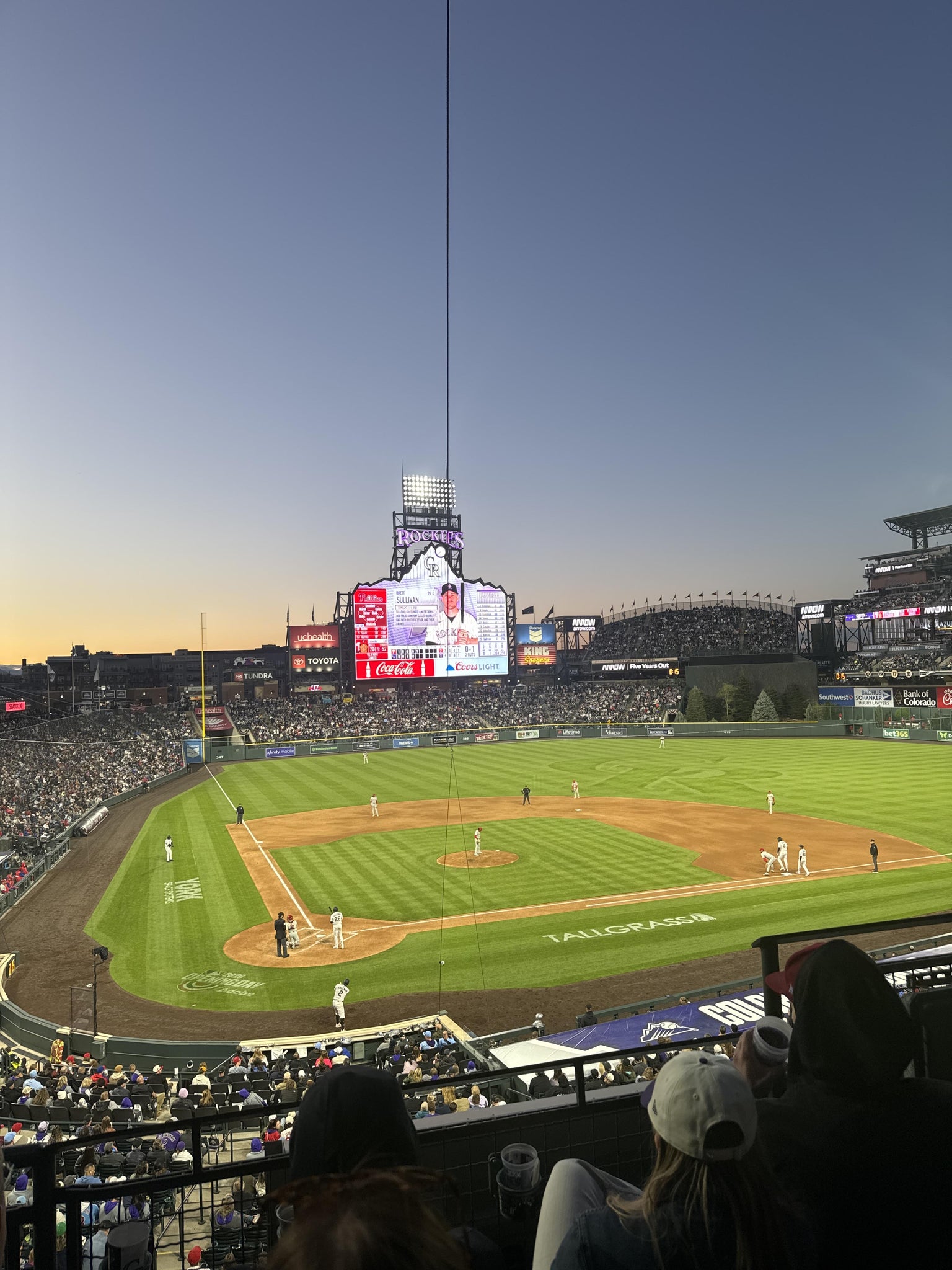 Real Fan View taken from Section 227 at Coors Field by Allan G